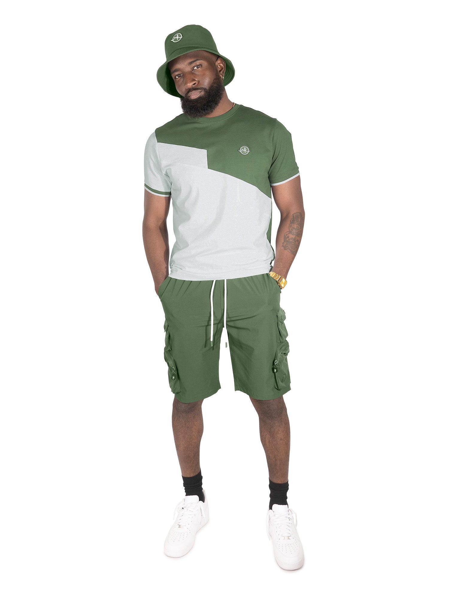 TEEK - M347 Lombardi Tee - Dark Olive TOPS TEEK MJ