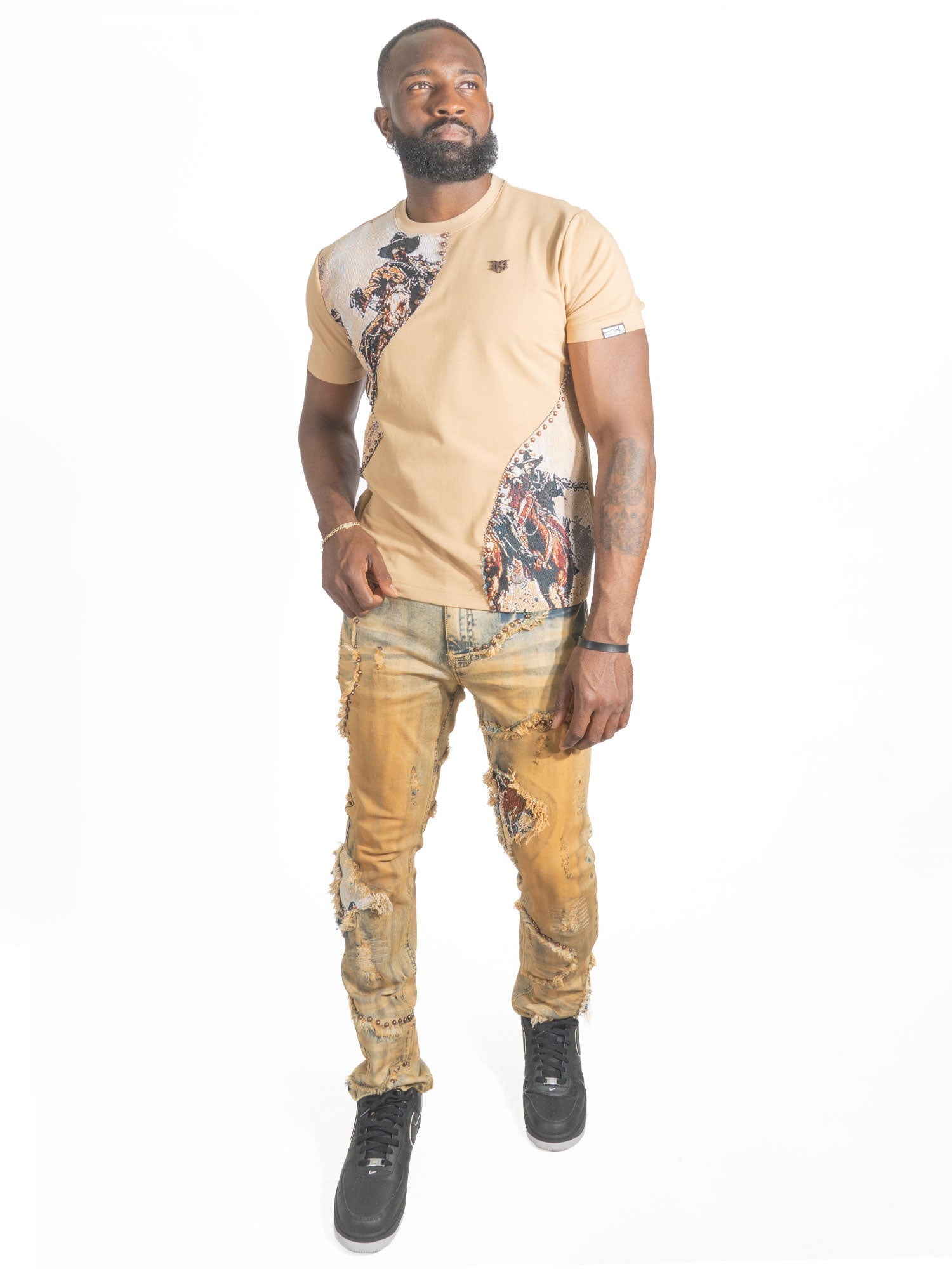 TEEK - Tee | M374 FERDONI T-shirt - Khaki TOPS TEEK MJ