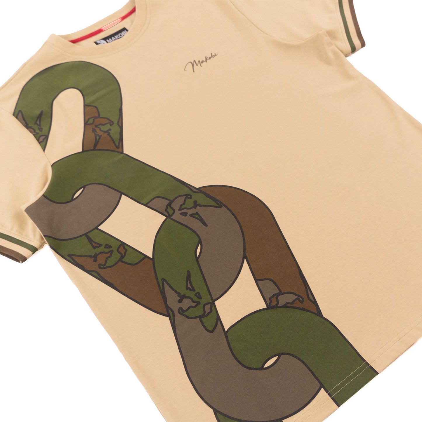 TEEK - M376 Dober Chain Tee - Khaki TOPS TEEK MJ