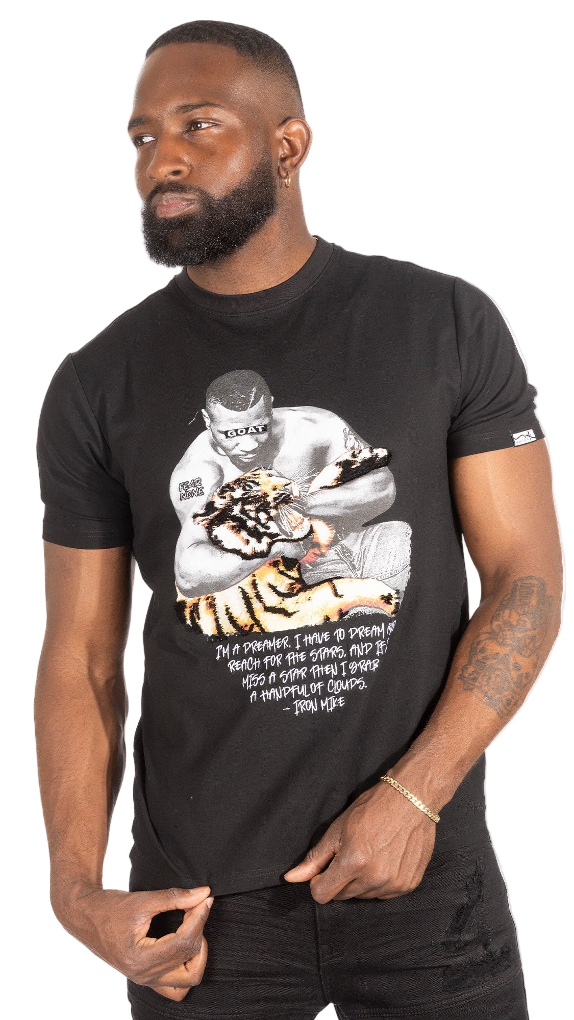 TEEK - Tee | M399 Notaro Goat - Black TOPS TEEK MJ M BLACK