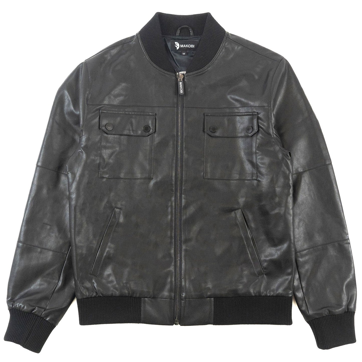 TEEK - M4107 Romano Bomber Vegan Leather Jacket JACKET TEEK MJ M