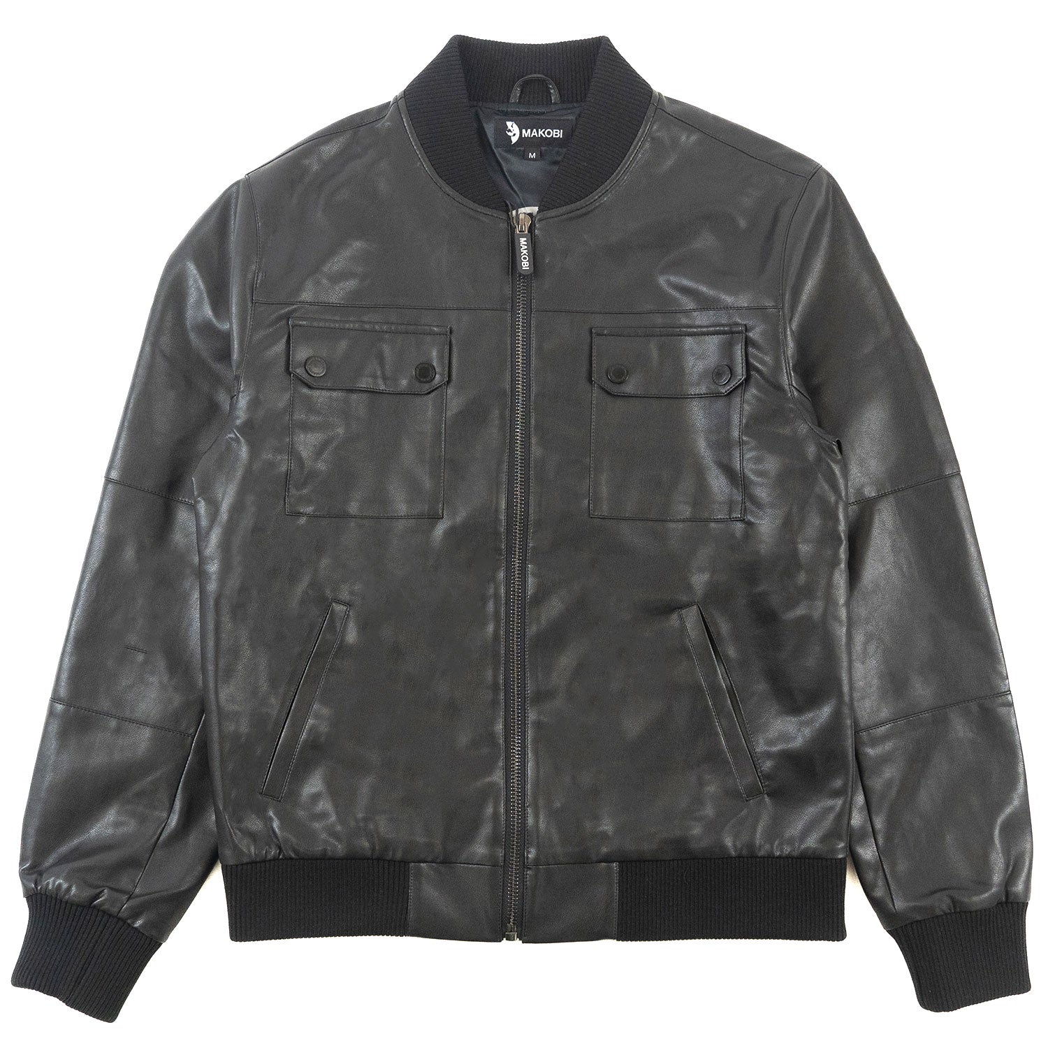 TEEK - M4107 Romano Bomber Vegan Leather Jacket JACKET TEEK MJ M