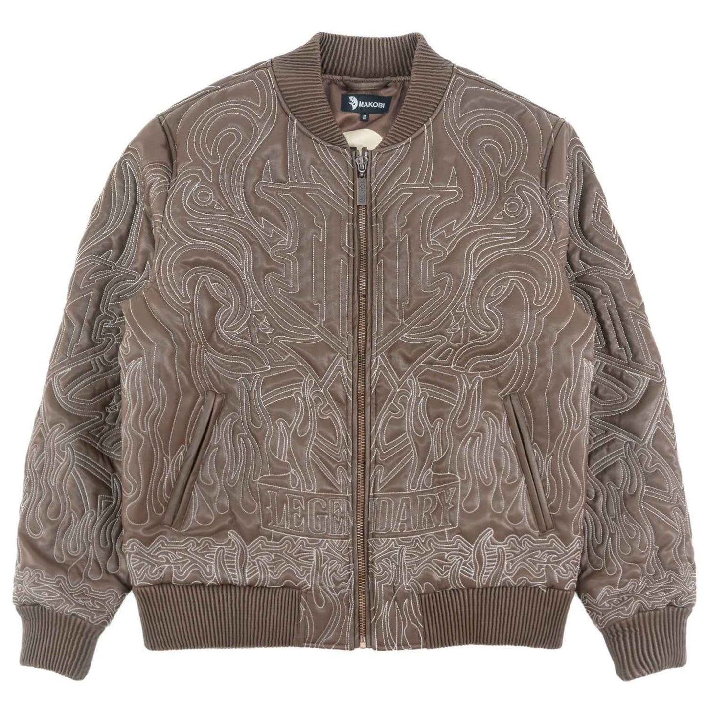 TEEK - Jacket| M4108 Bianco Bomber Jacket - Brown JACKET TEEK MJ Brown M