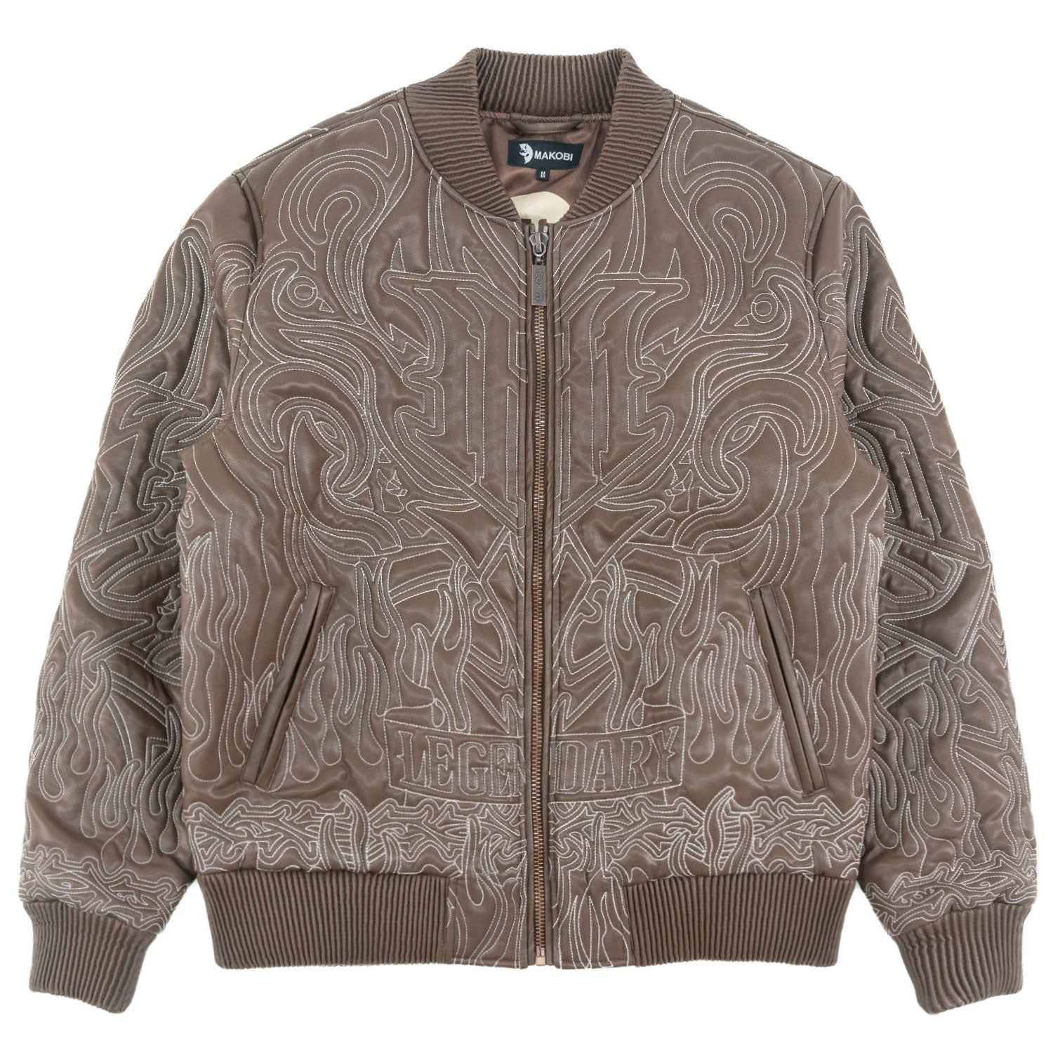 TEEK - Jacket| M4108 Bianco Bomber Jacket - Brown JACKET TEEK MJ Brown M