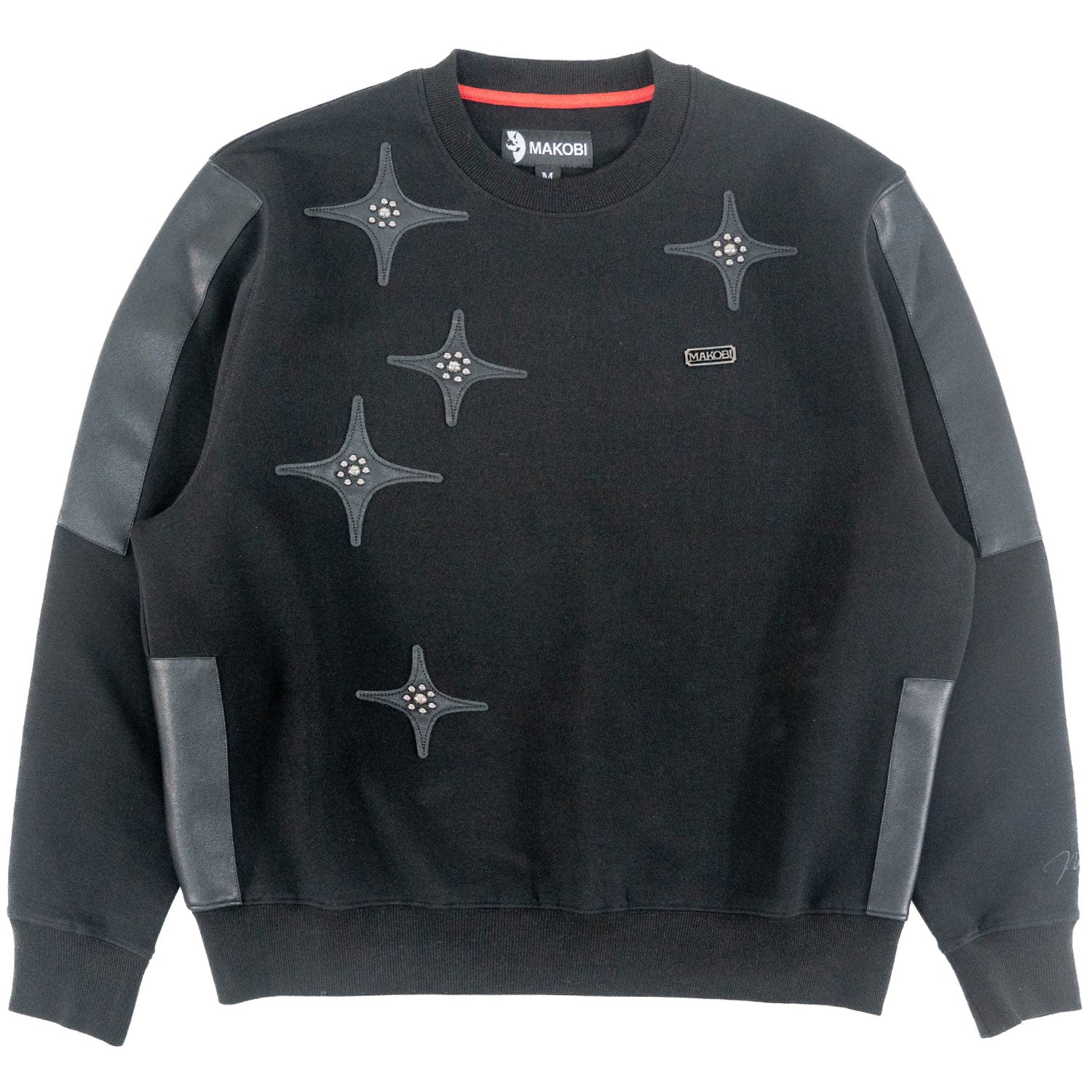 TEEK - Sweatshirt | M4118 Bottega Crewneck - Black TOPS TEEK MJ M BLACK