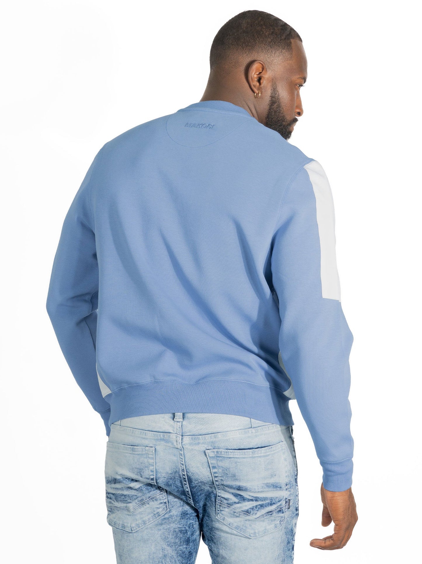 TEEK - Sweatshirt | M4118 Bottega Crewneck - Blue Shirts & Tops TEEK MJ