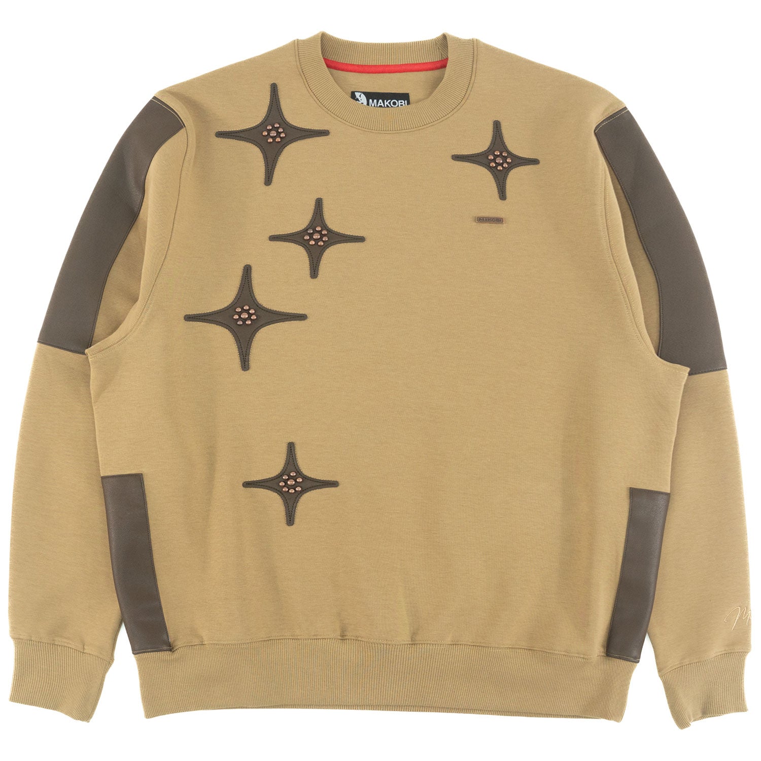 TEEK - Sweatshirt | M4118 Bottega Crewneck - Mocha TOPS TEEK MJ M MOCHA
