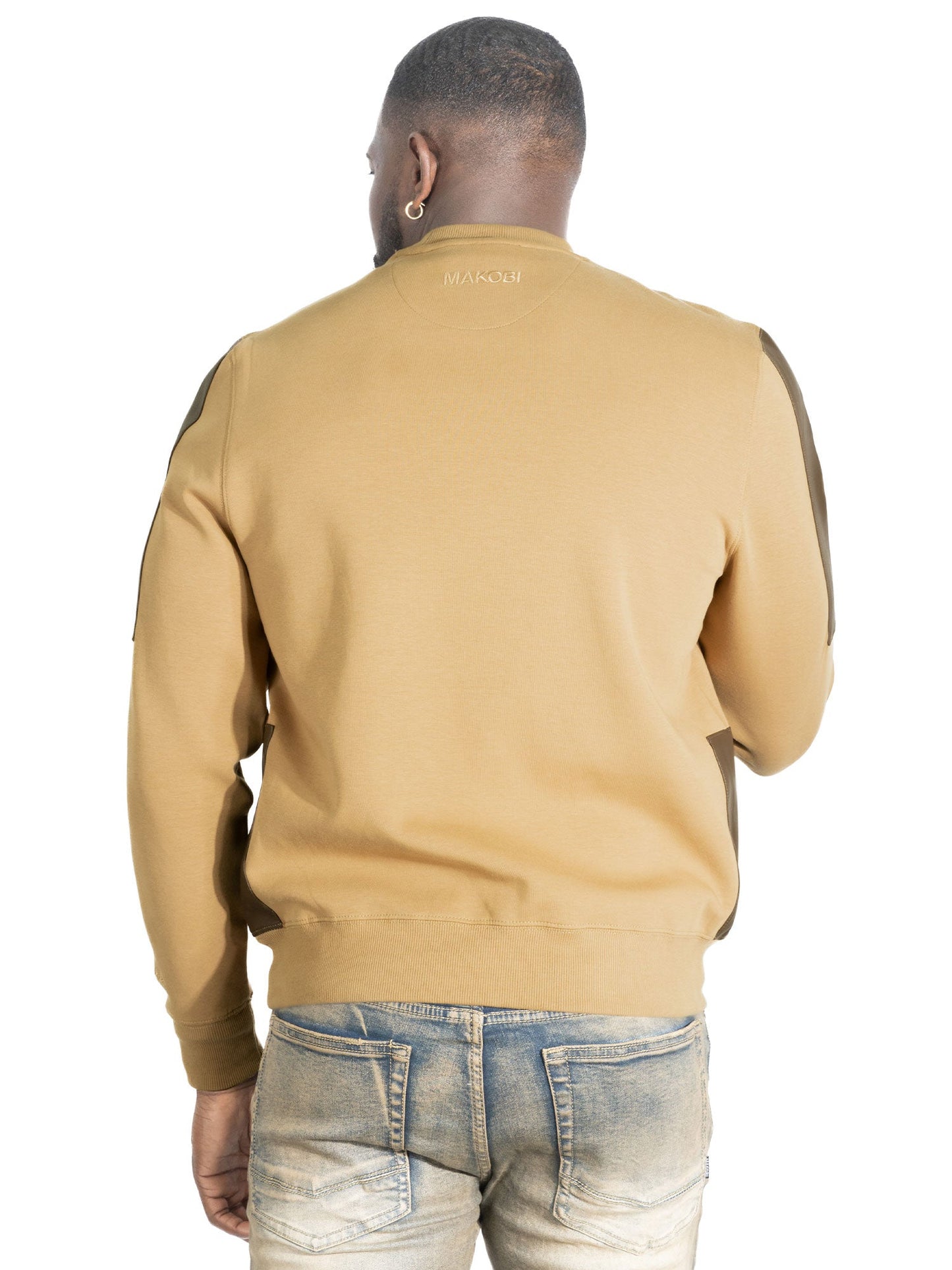 TEEK - Sweatshirt | M4118 Bottega Crewneck - Mocha TOPS TEEK MJ