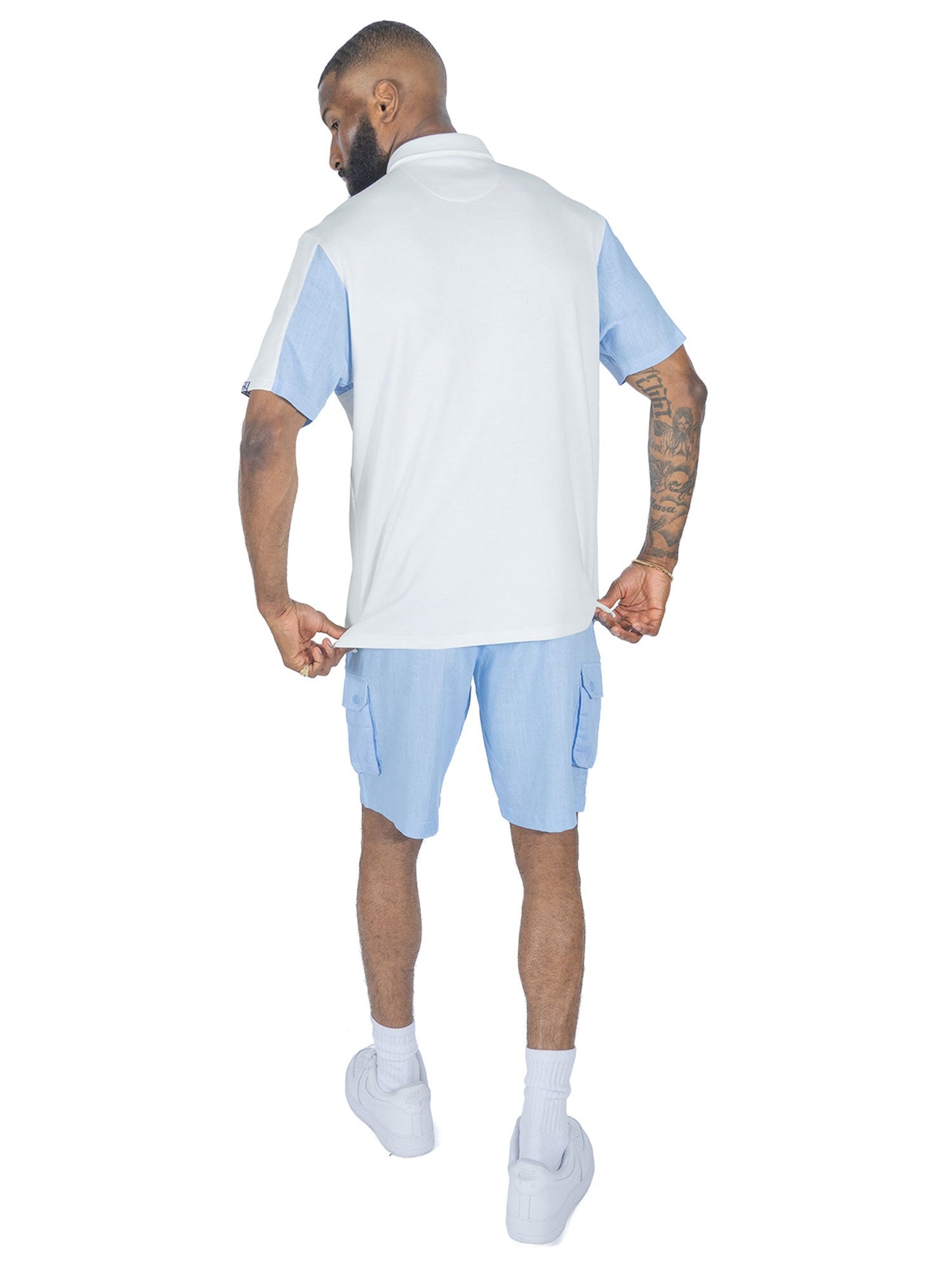 TEEK - M422 Levonia Polo Shirt - Blue TOPS TEEK MJ