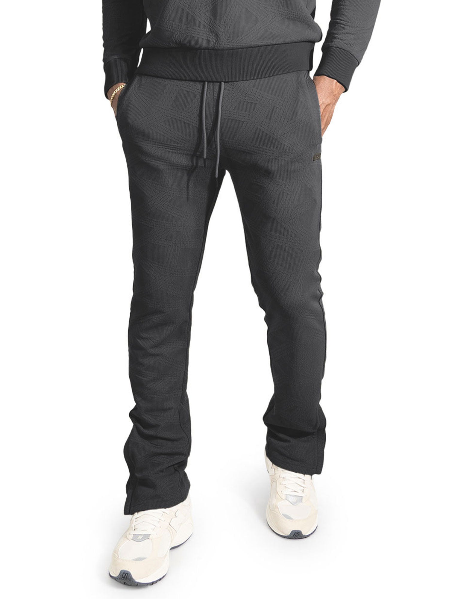 TEEK - Set | M4247 Bernardi Crewneck Set - Black SET TEEK MJ