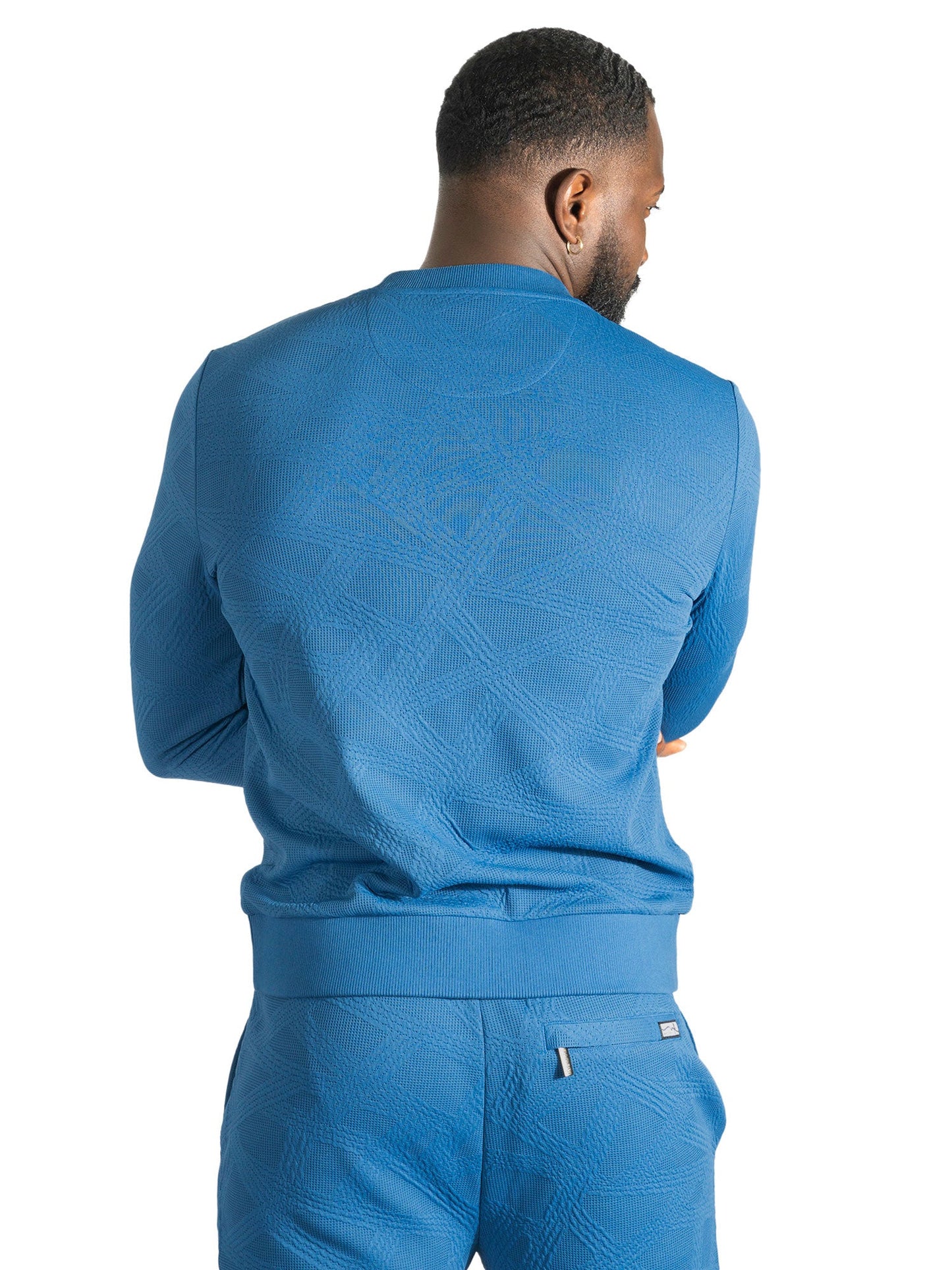 TEEK - Set | M4247 Bernardi Crewneck Set - Blue SET TEEK MJ