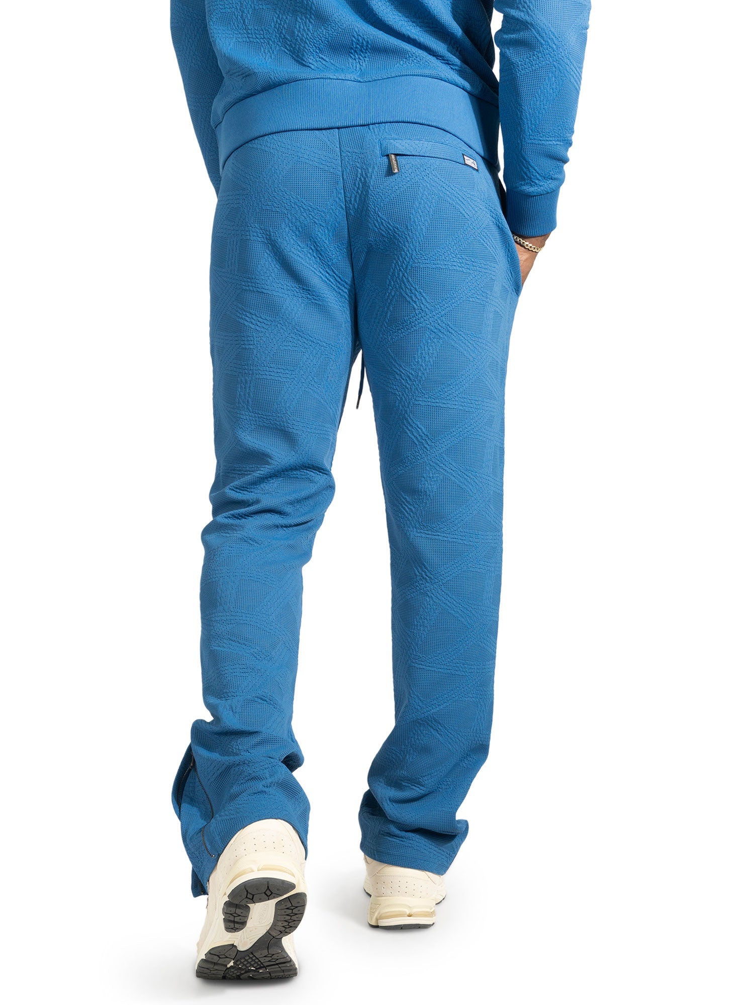 TEEK - Set | M4247 Bernardi Crewneck Set - Blue SET TEEK MJ