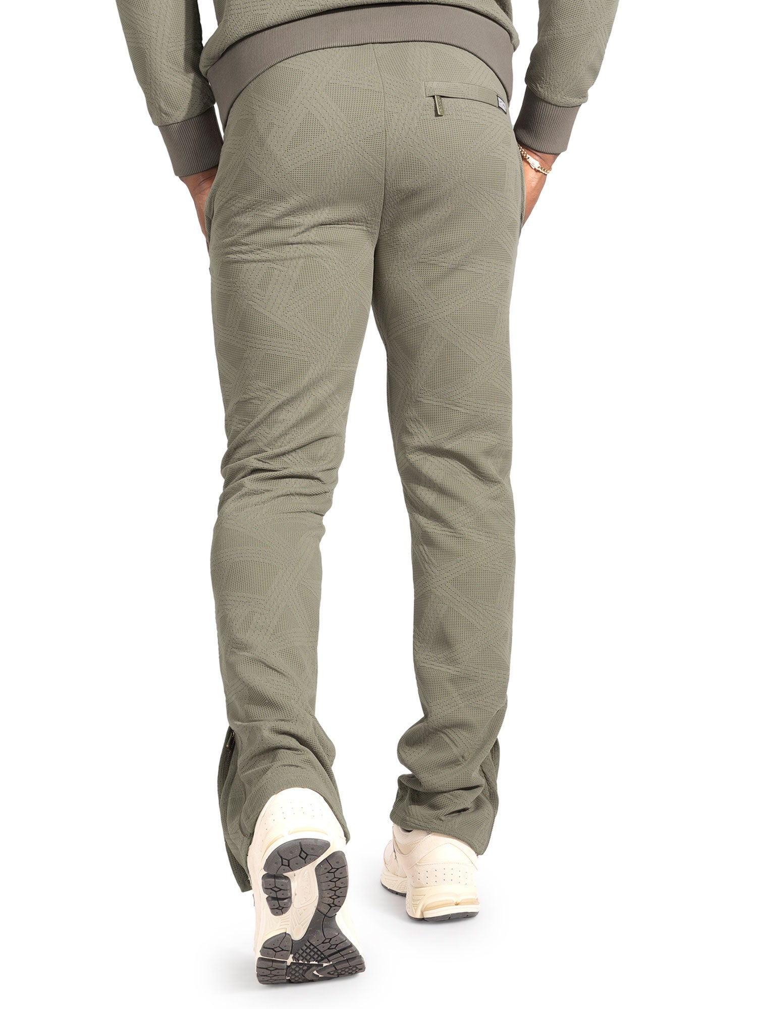 Set | M4247 Bernardi Crewneck Set - Taupe SET TEEK MJ