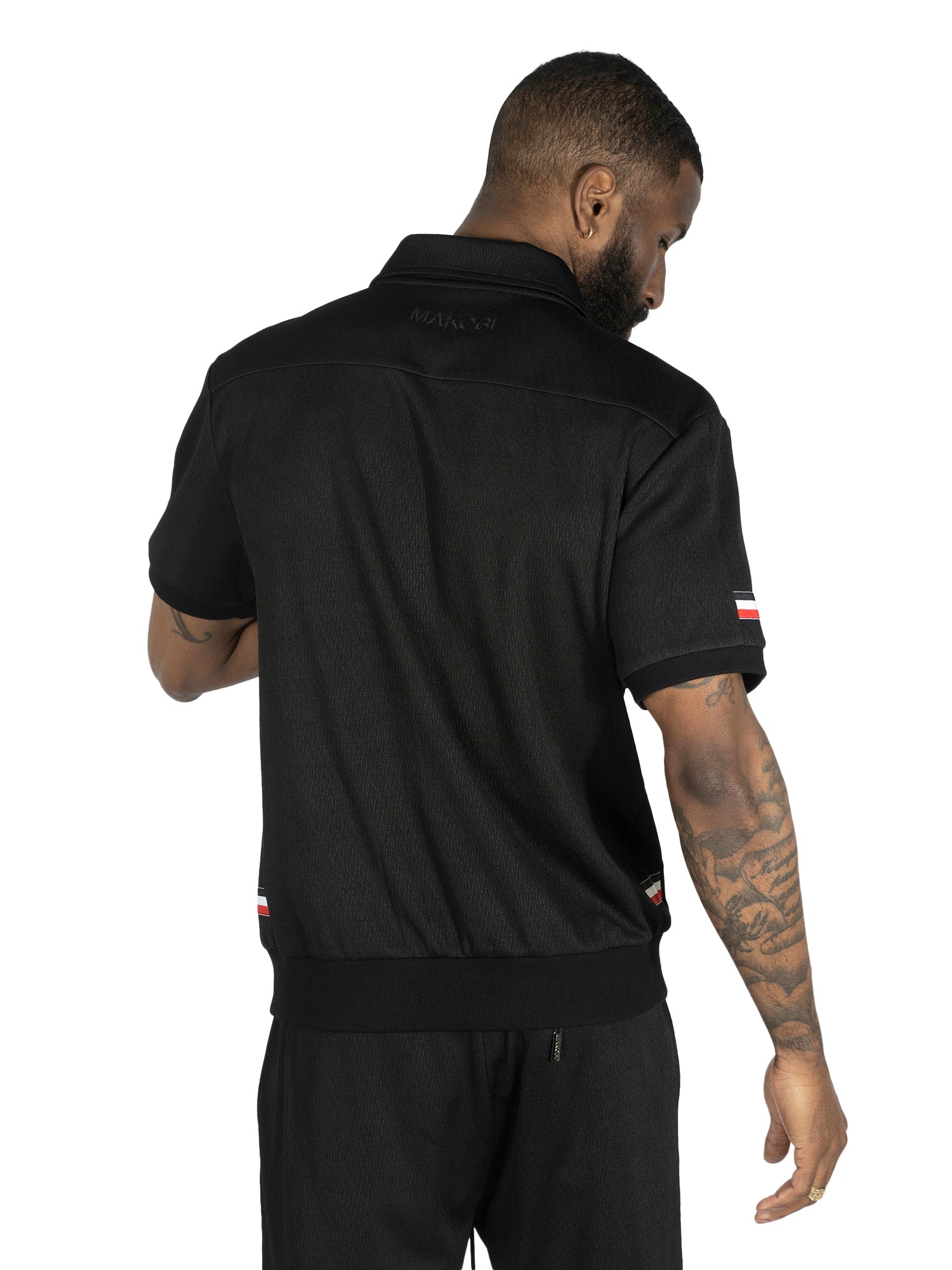 TEEK - M428 Moreli Knit Short Sets - Black SET TEEK MJ