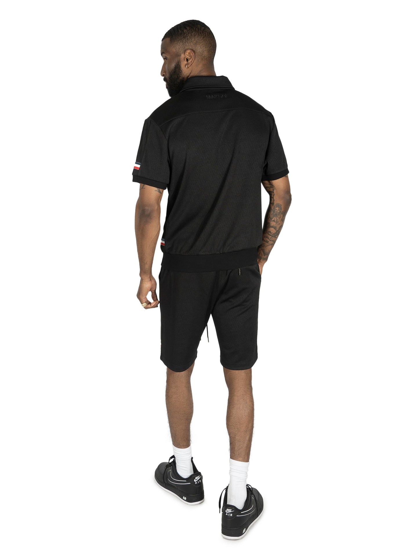 TEEK - M428 Moreli Knit Short Sets - Black SET TEEK MJ