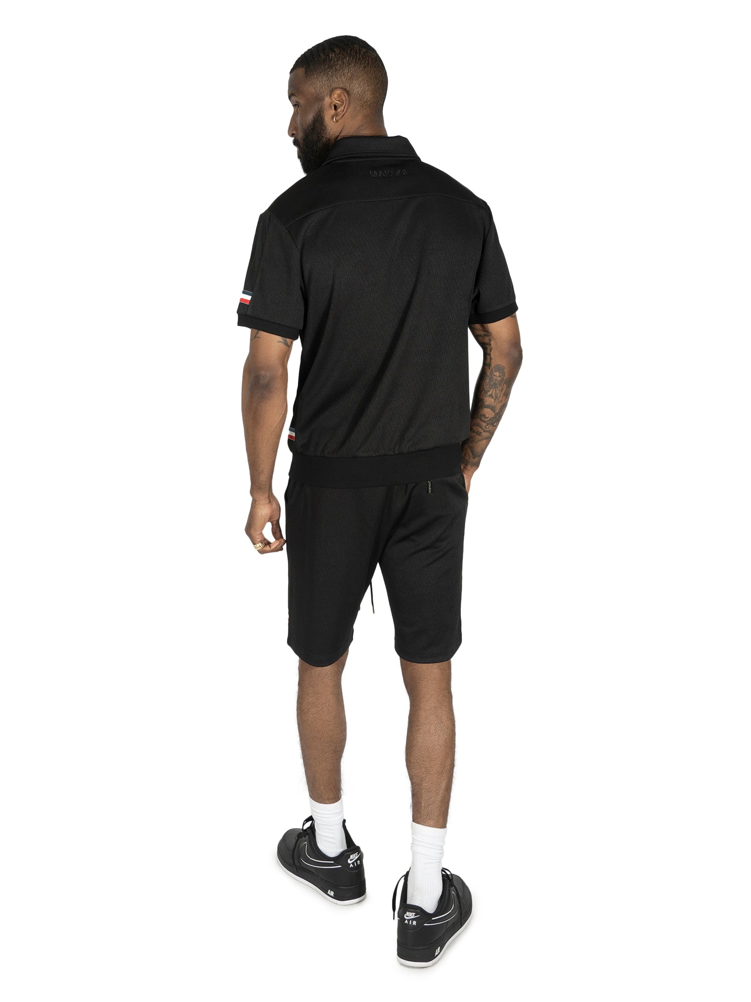 TEEK - M428 Moreli Knit Short Sets - Black SET TEEK MJ