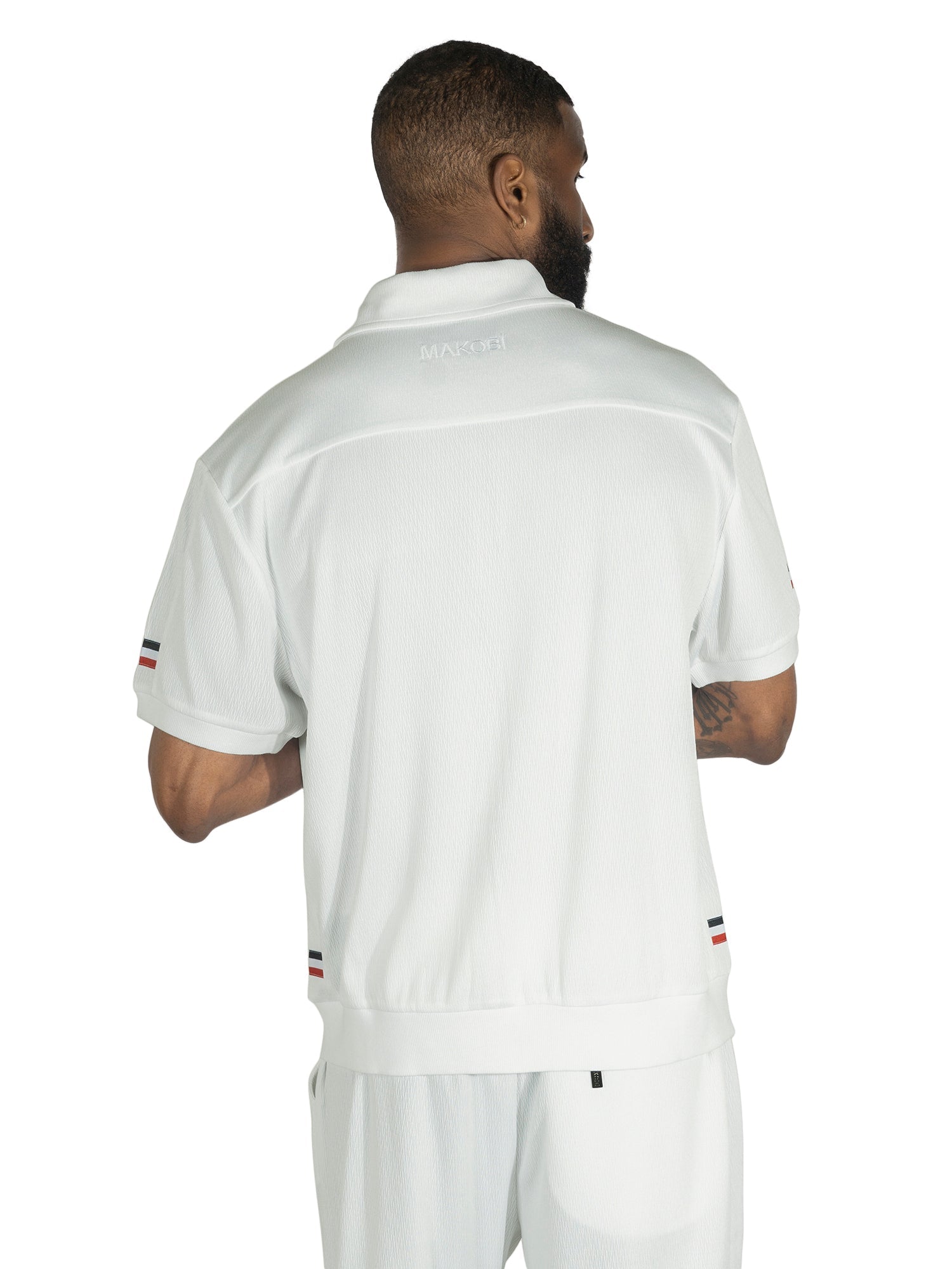 TEEK - M428 Moreli Knit Short Sets - White SET TEEK MJ