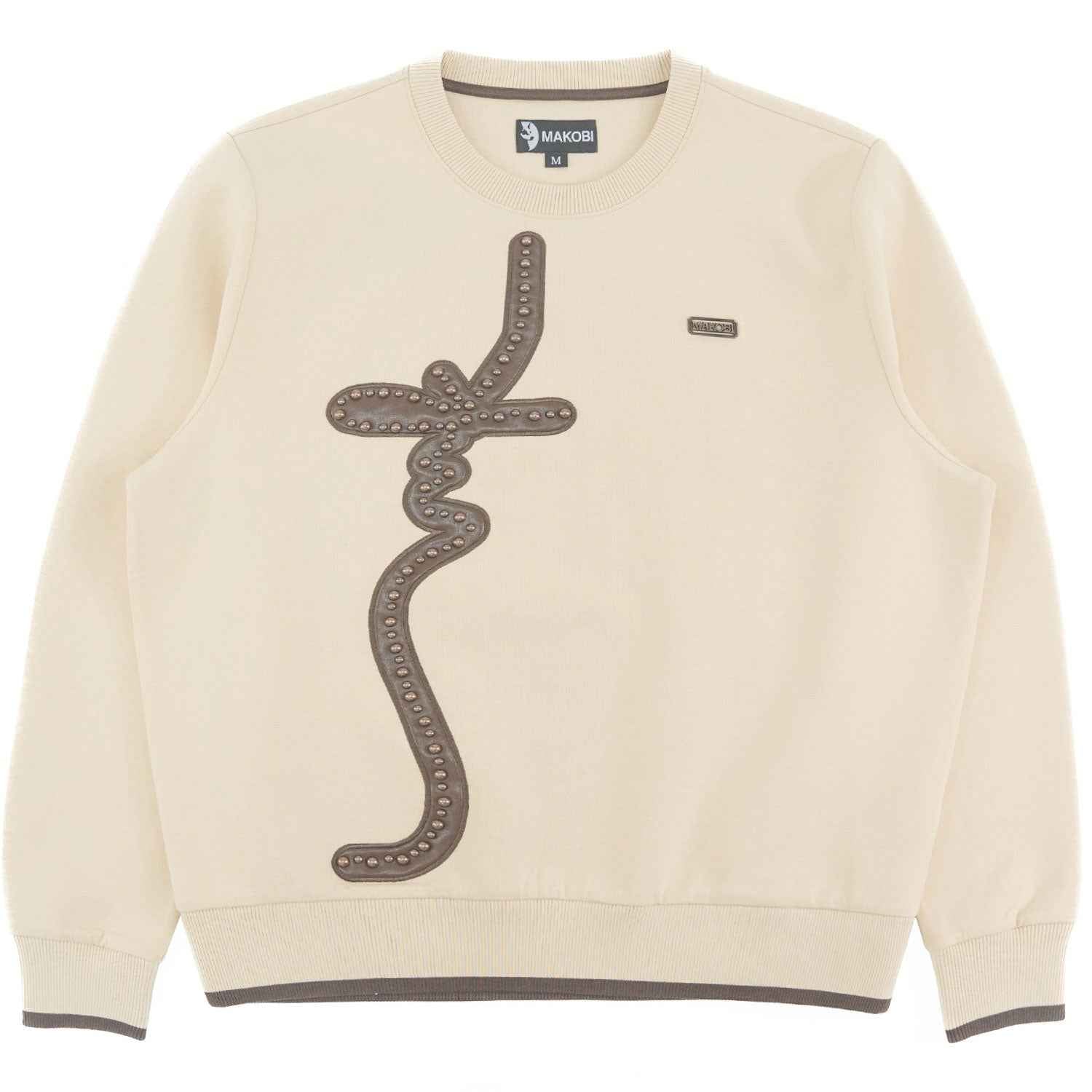 TEEKM- Sweatshirt | M4355 Lorenzo MK Crewneck - Khaki TOPS TEEK MJ M Khaki
