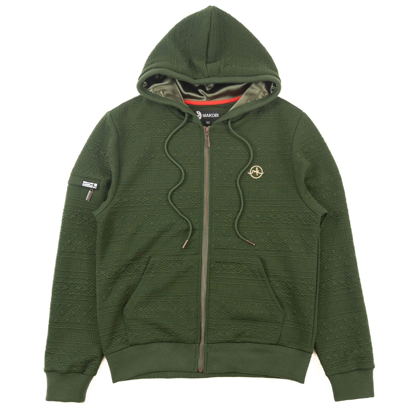 TEEK - M4356 Berteli Jacquard Hoody Set - Olive SET TEEK MJ