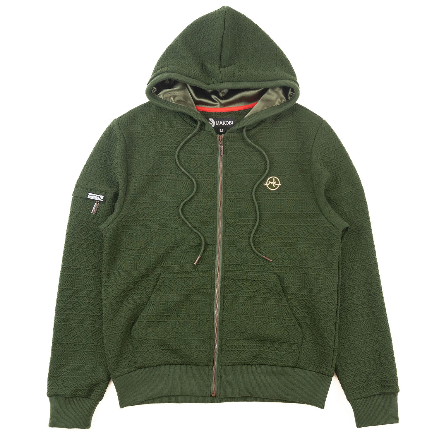 TEEK - M4356 Berteli Jacquard Hoody Set - Olive SET TEEK MJ