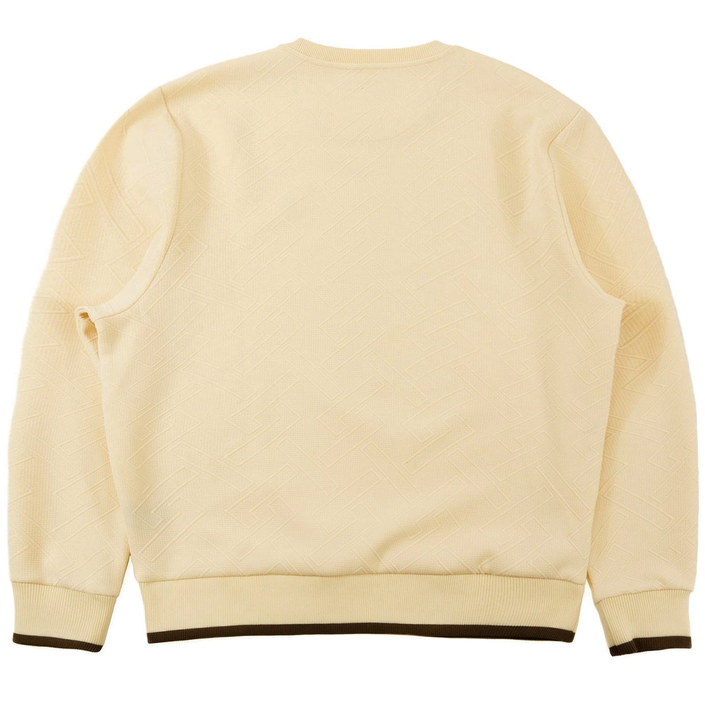 TEEK - M4390 Beanchi Jacquard Crewneck - Natural TOPS TEEK MJ
