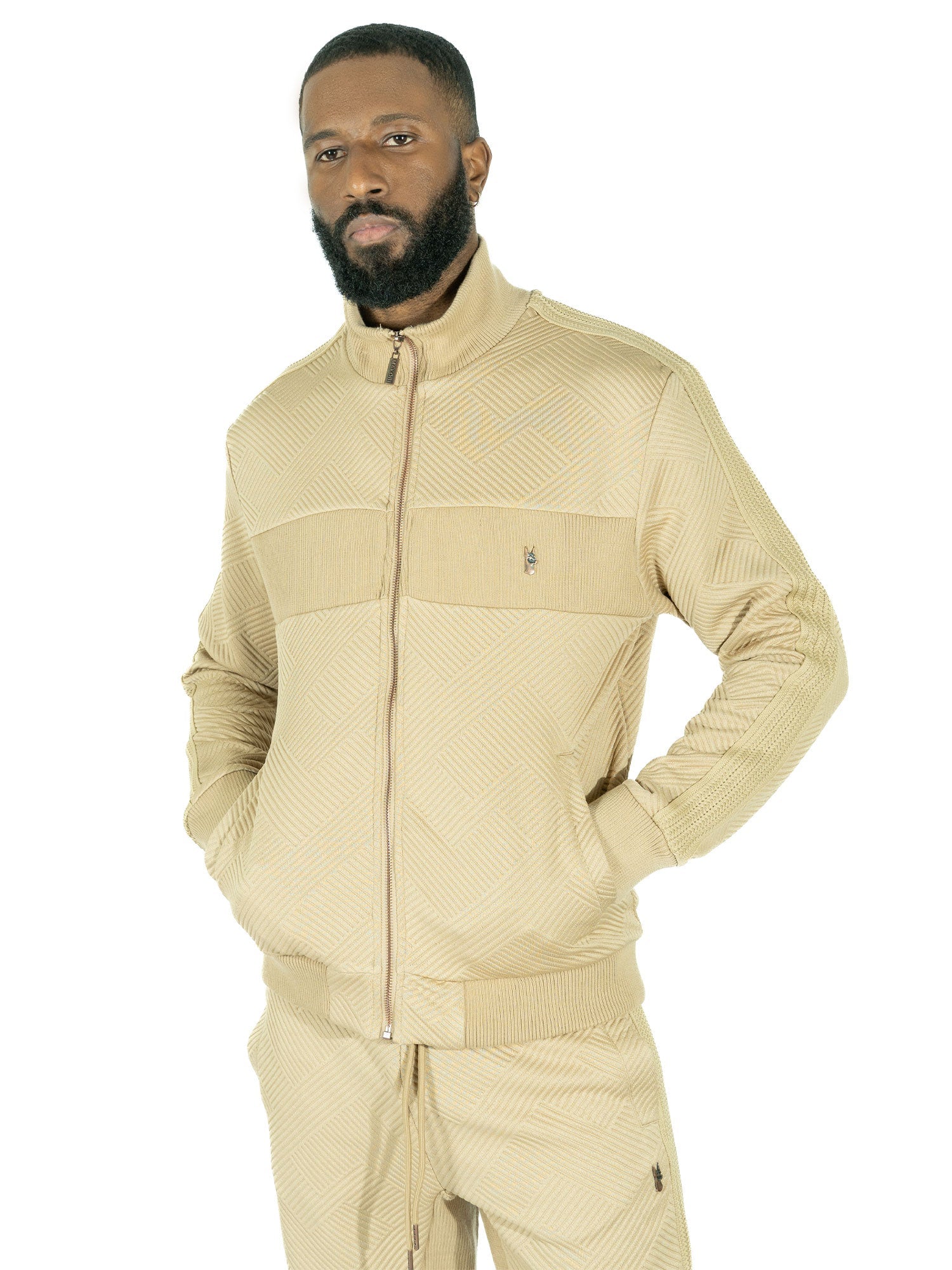 TEEK - M4410 Argento Knit Set - Khaki SET TEEK MJ