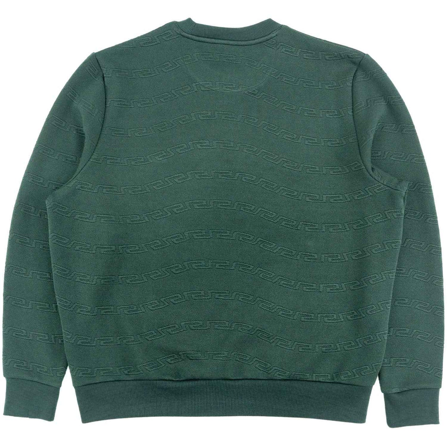 Sweatshirt | M4412 Bianco Crewneck - Green Sweatshirt Makobi Jeans USA