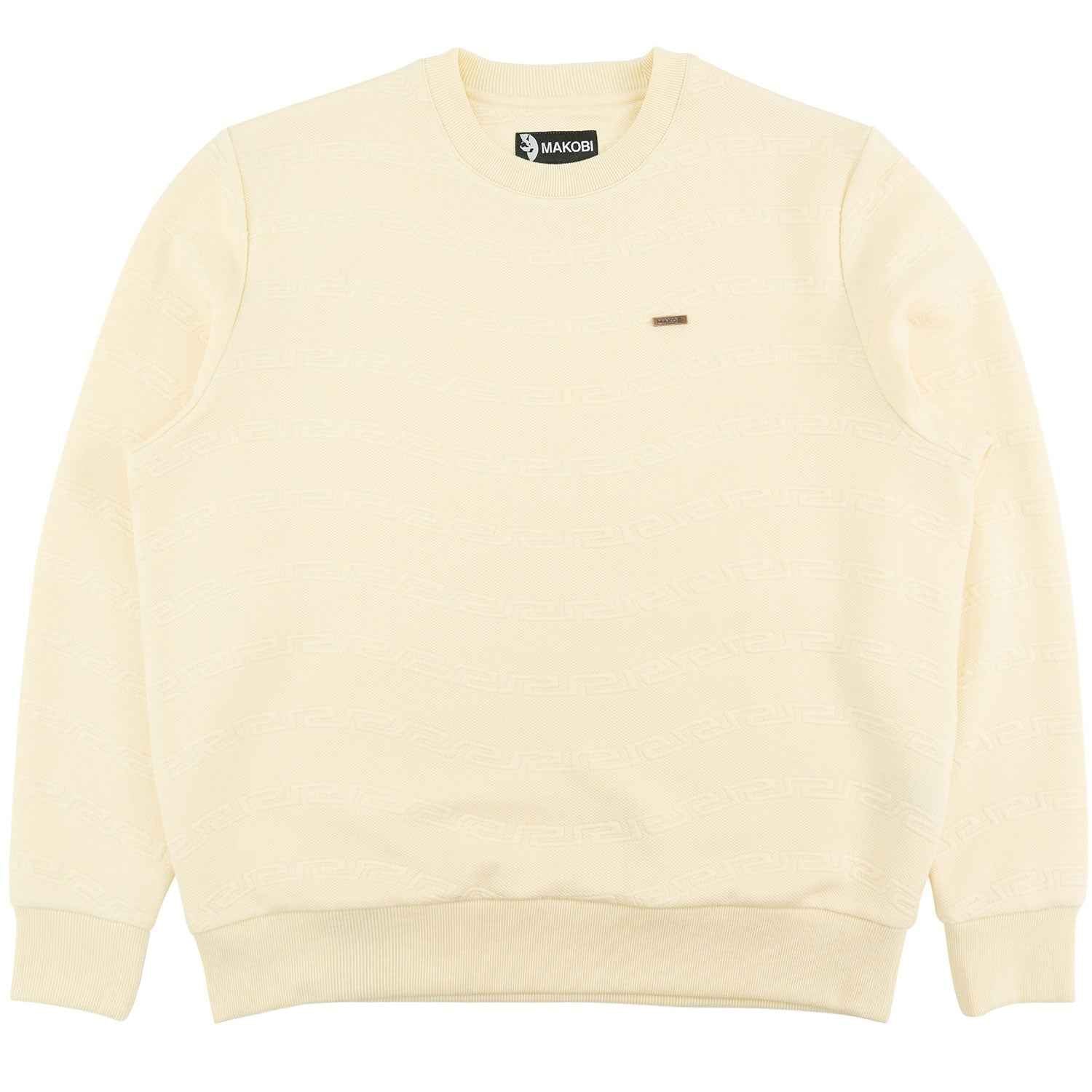 TEEK - Sweatshirt | M4412 Bianco Crewneck - Natural TOPS TEEK MJ M NATURAL