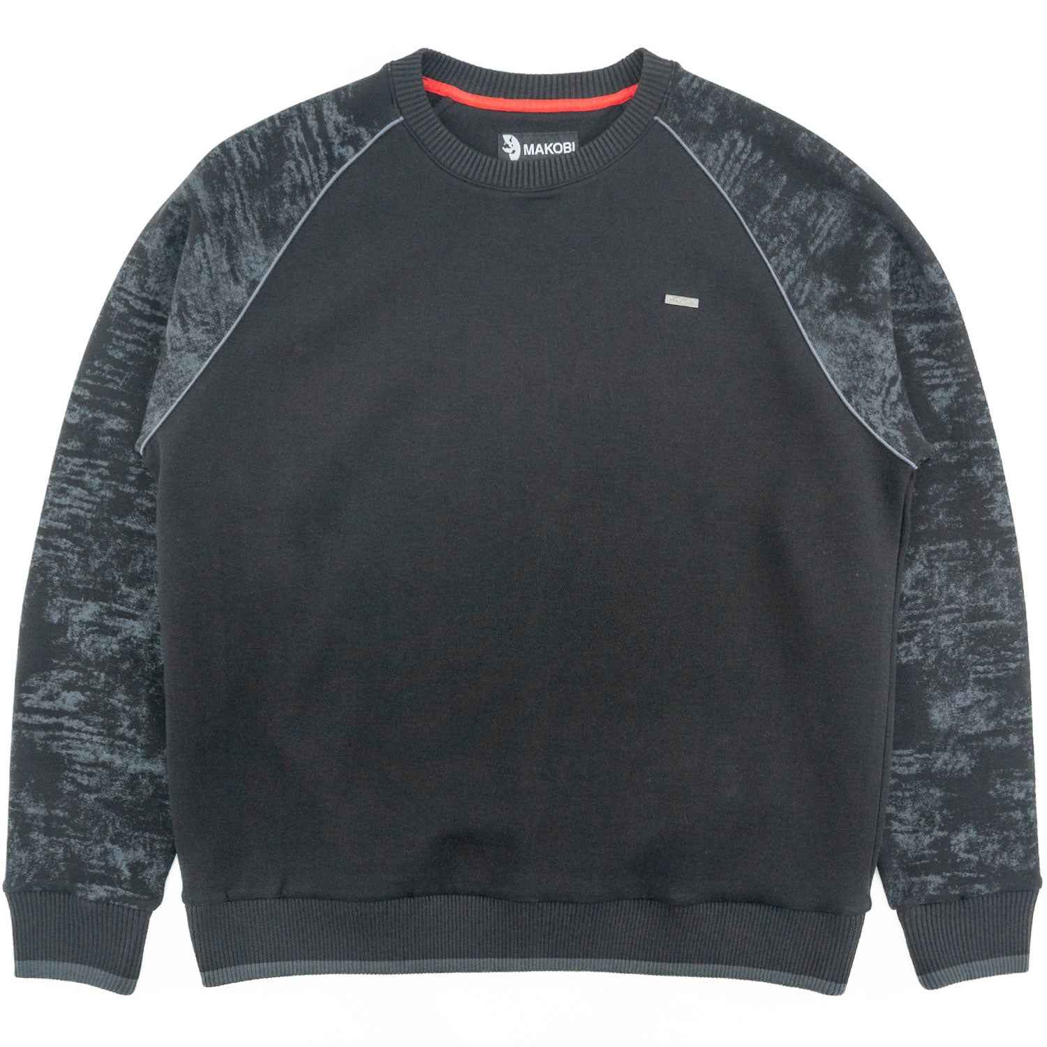 Sweatshirt | M4902 Bernardi Crewneck - Black Sweatshirt Makobi Jeans USA