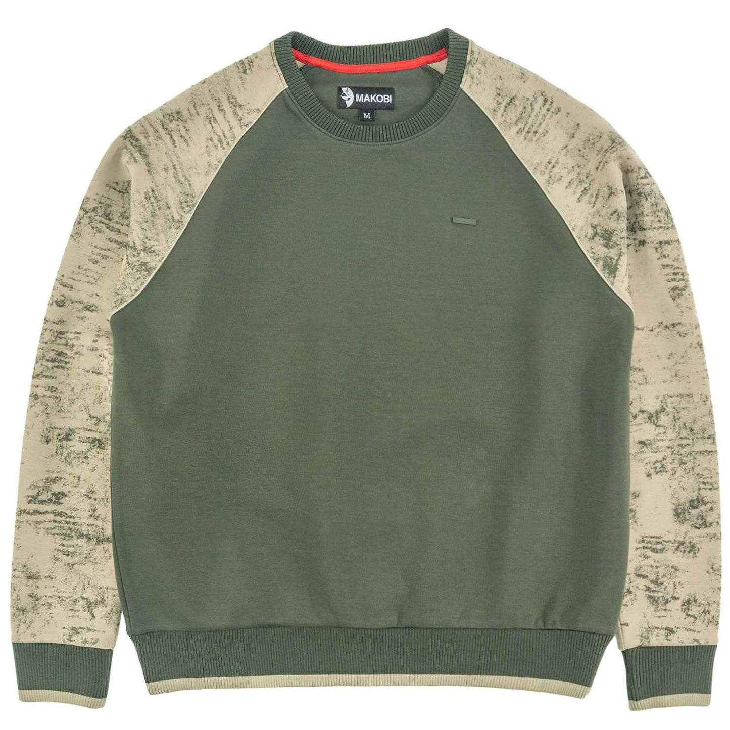 TEEK - Sweatshirt | M4902 Bernardi Crewneck - Olive TOPS TEEK MJ M OLIVE