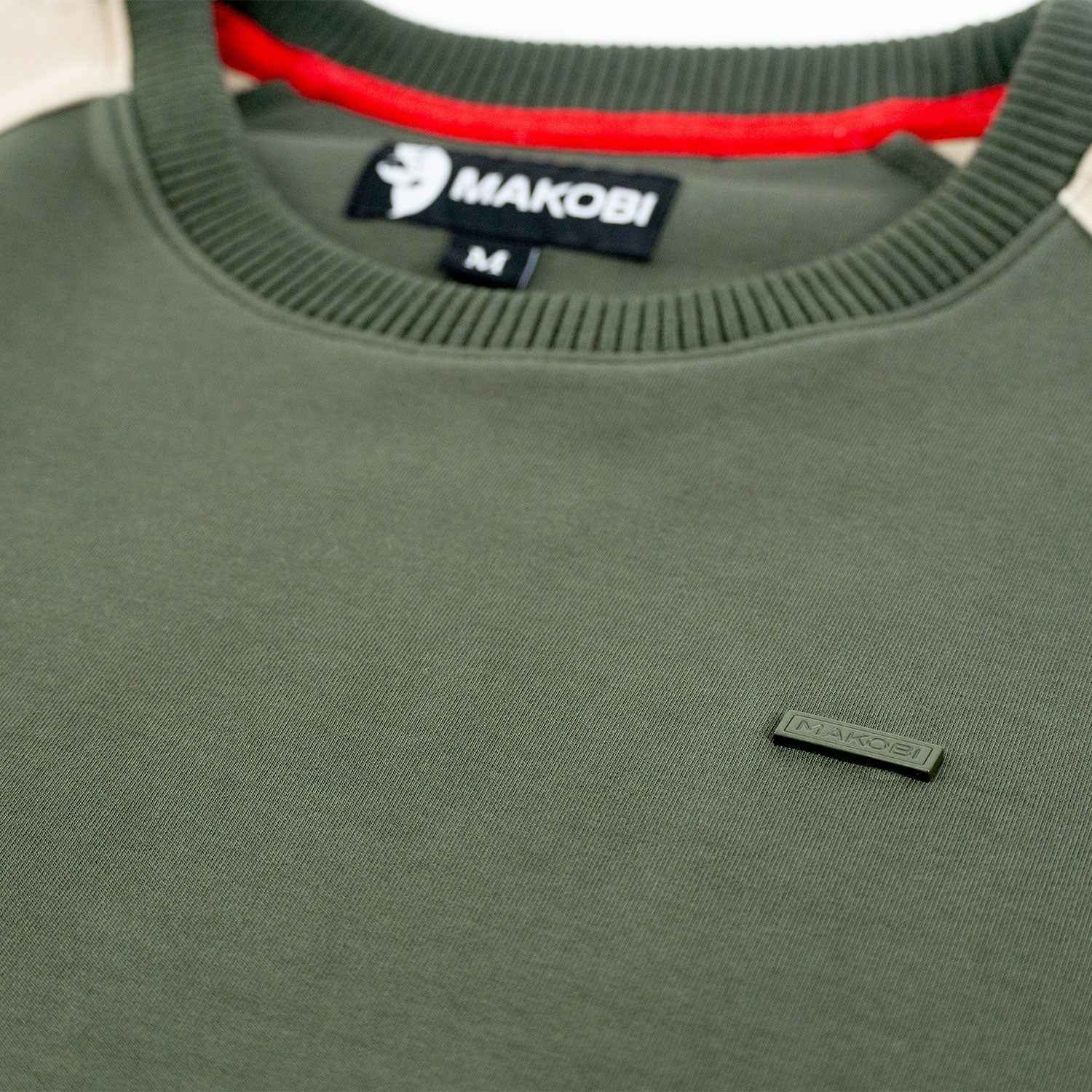 TEEK - Sweatshirt | M4902 Bernardi Crewneck - Olive TOPS TEEK MJ