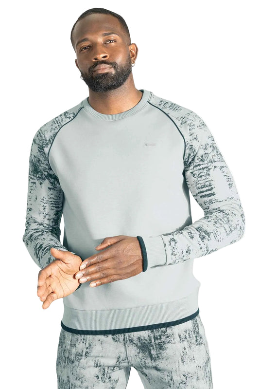 Sweatshirt | M4902 Bernardi Crewneck - Gray Sweatshirt Makobi Jeans USA