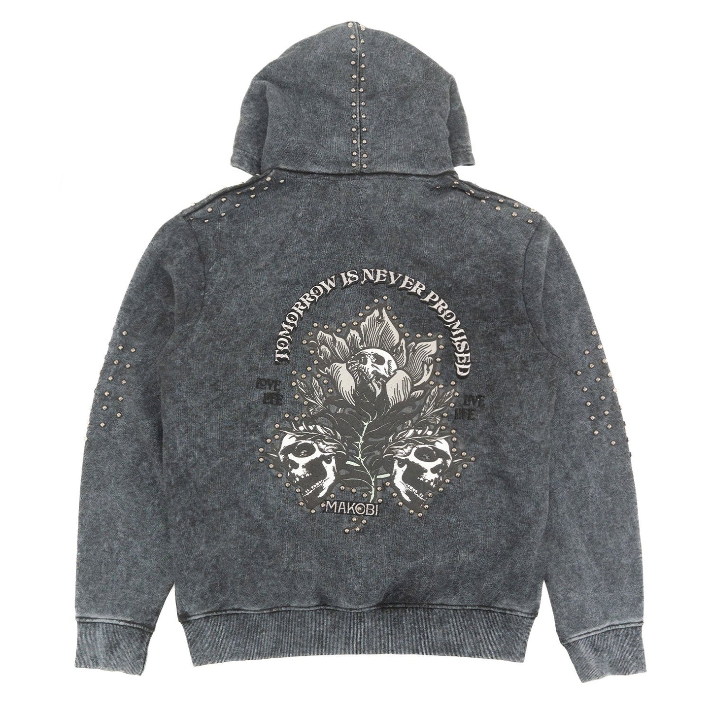 TEEK - Fleece Hoodie | M5345 Bianco Zip Up - Black TOPS TEEK MJ