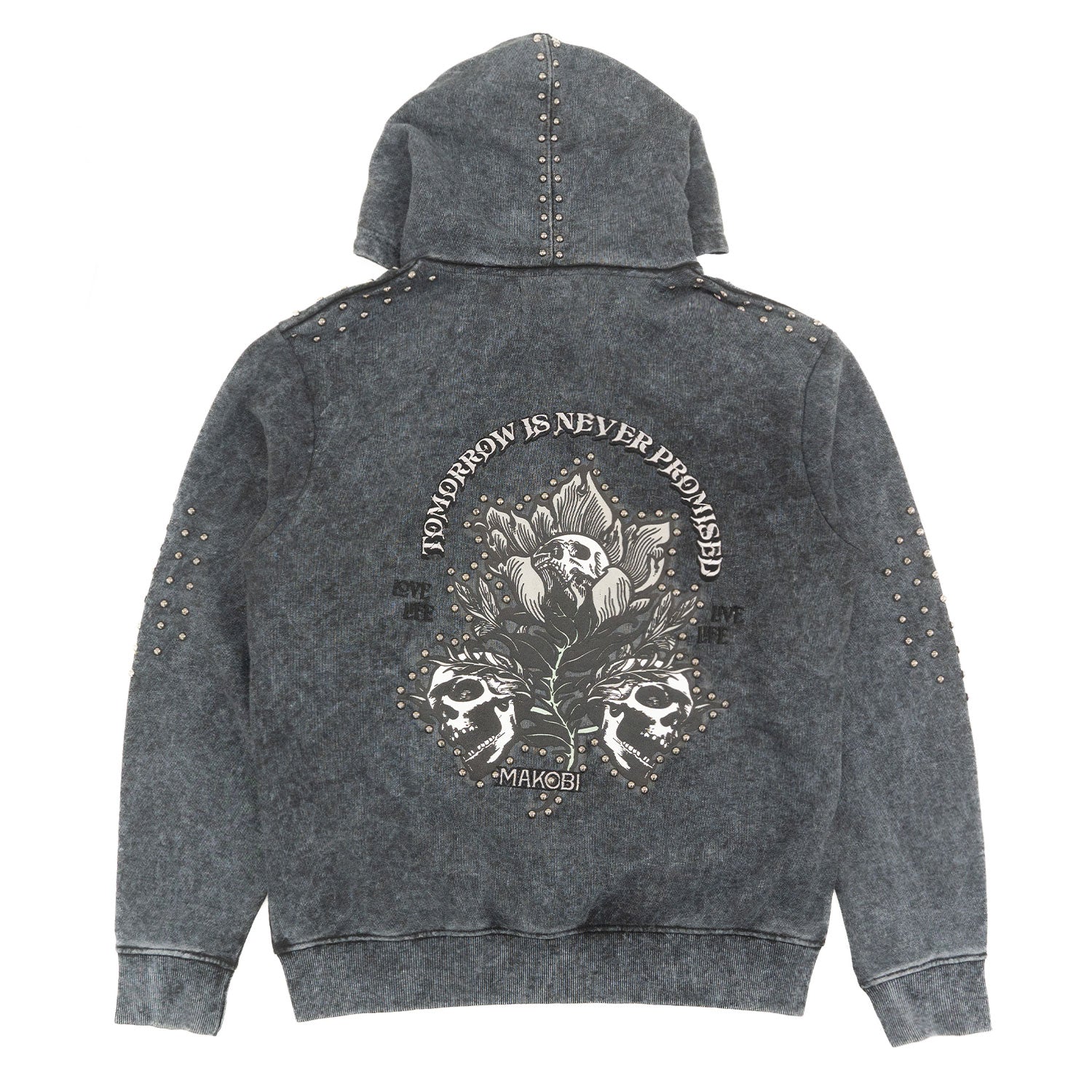 TEEK - Fleece Hoodie | M5345 Bianco Zip Up - Black TOPS TEEK MJ