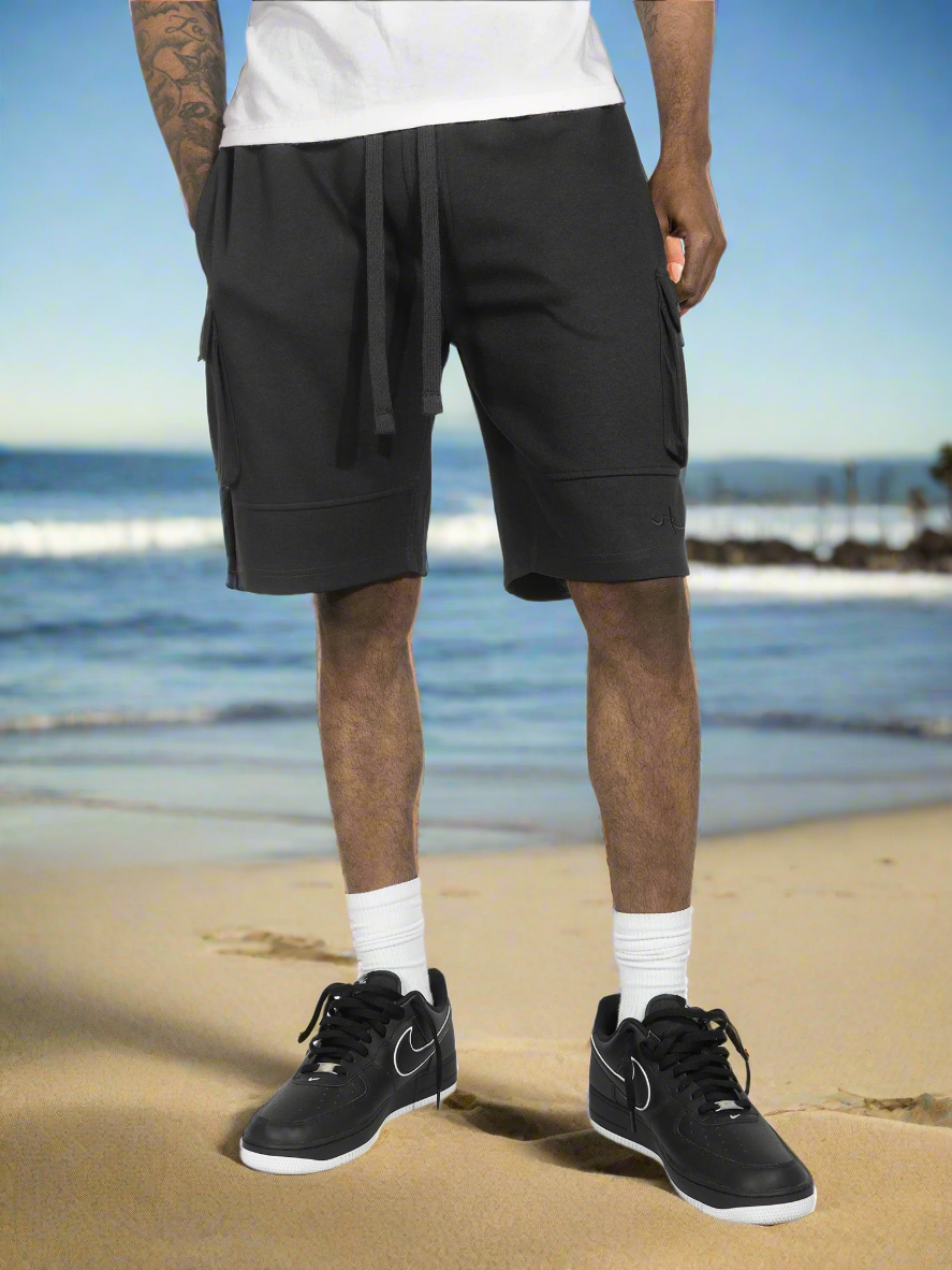 TEEK - M605 Sorrento Fleece Shorts - Black SHORTS TEEK MJ