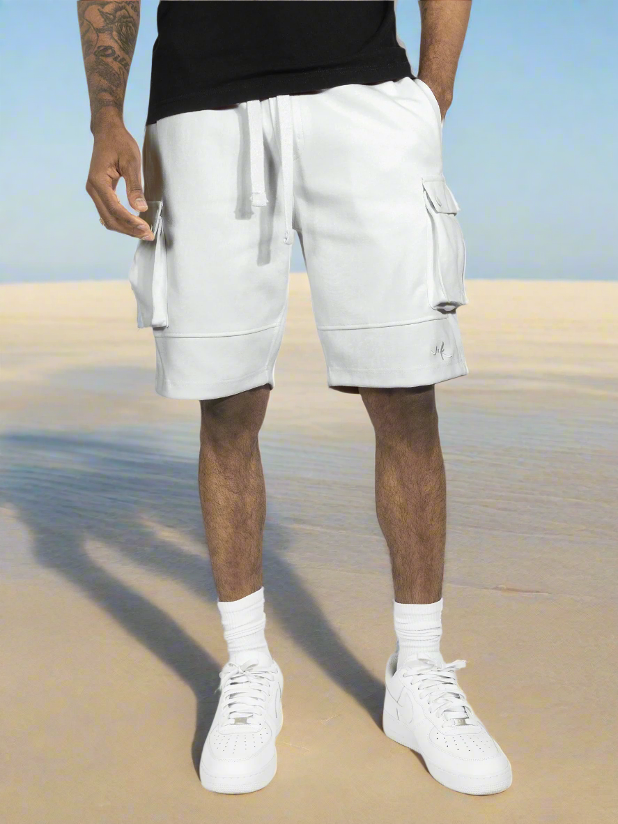 TEEK - M605 Sorrento Fleece Shorts - White SHORTS TEEK MJ