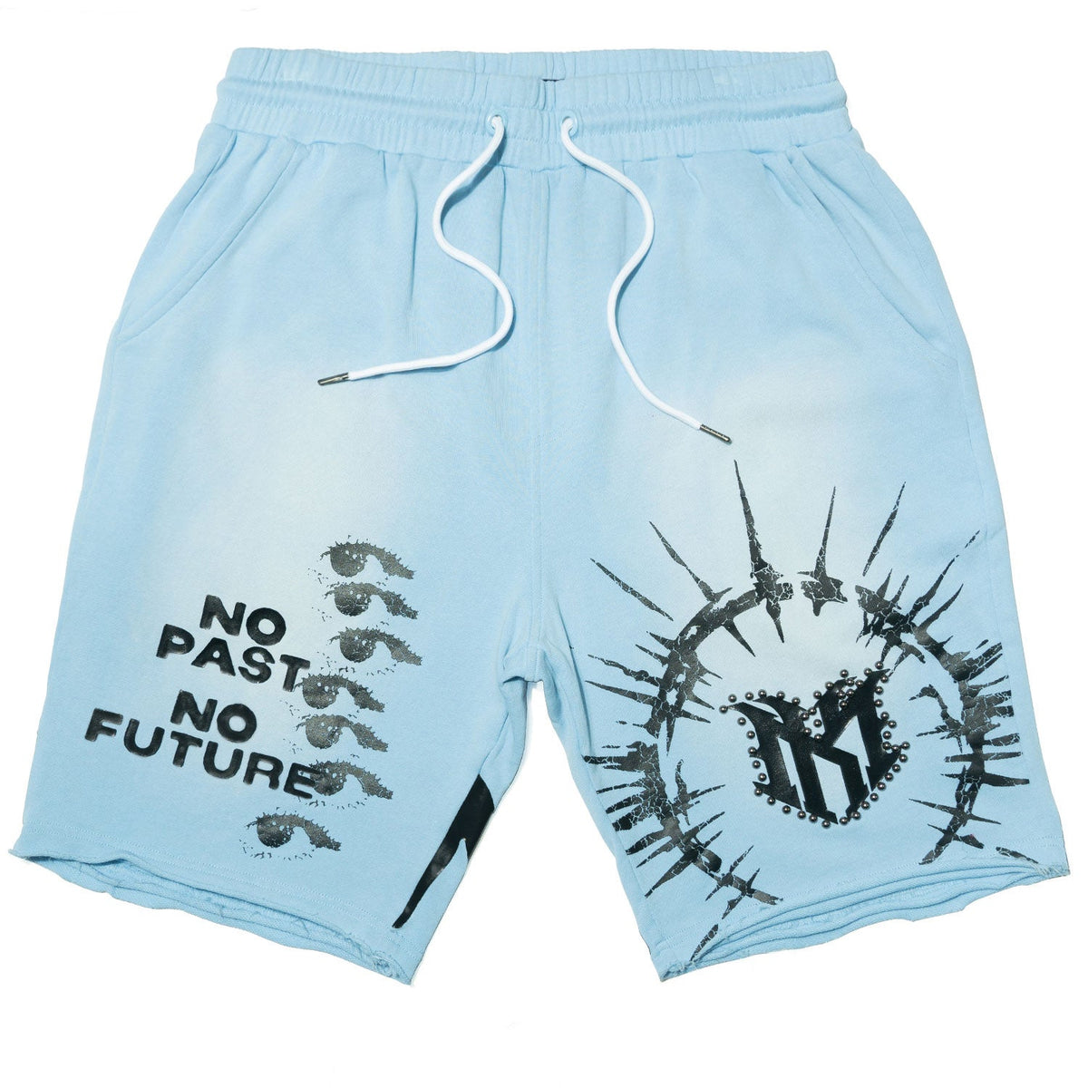 M424 Paranova Short Set - Blue Outfit Sets Makobi Jeans USA