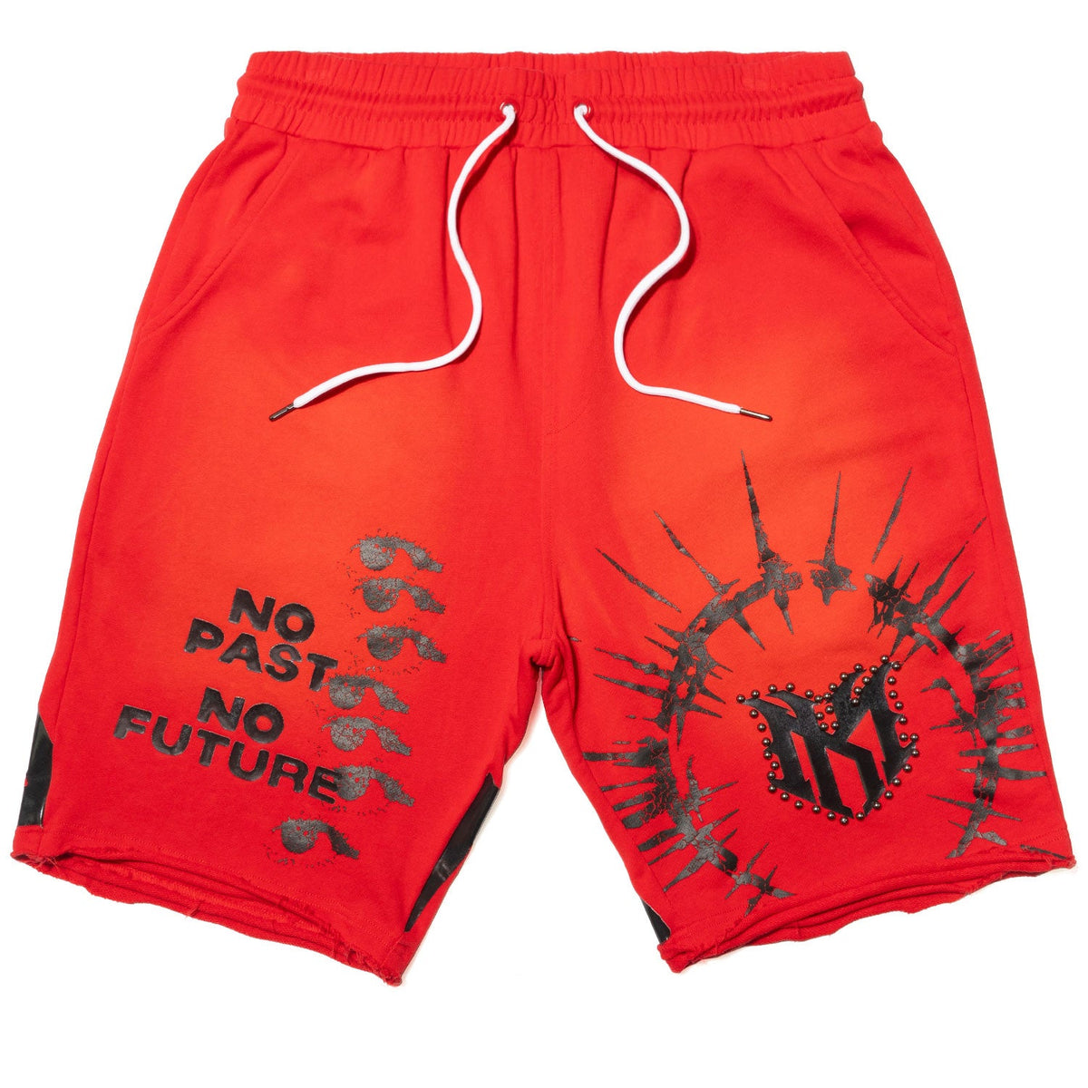 M424 Paranova Short Set - Red Outfit Sets Makobi Jeans USA
