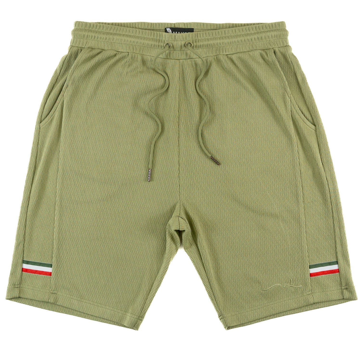 TEEK - M428 Moreli Knit Short Sets - Olive SET TEEK MJ