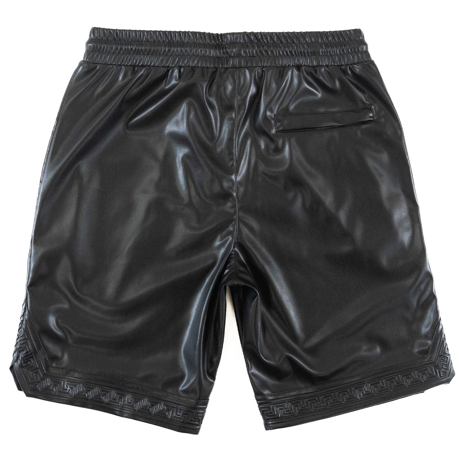 TEEK - M629 Belluci Vegan Leather Shorts - Black SHORTS TEEK MJ