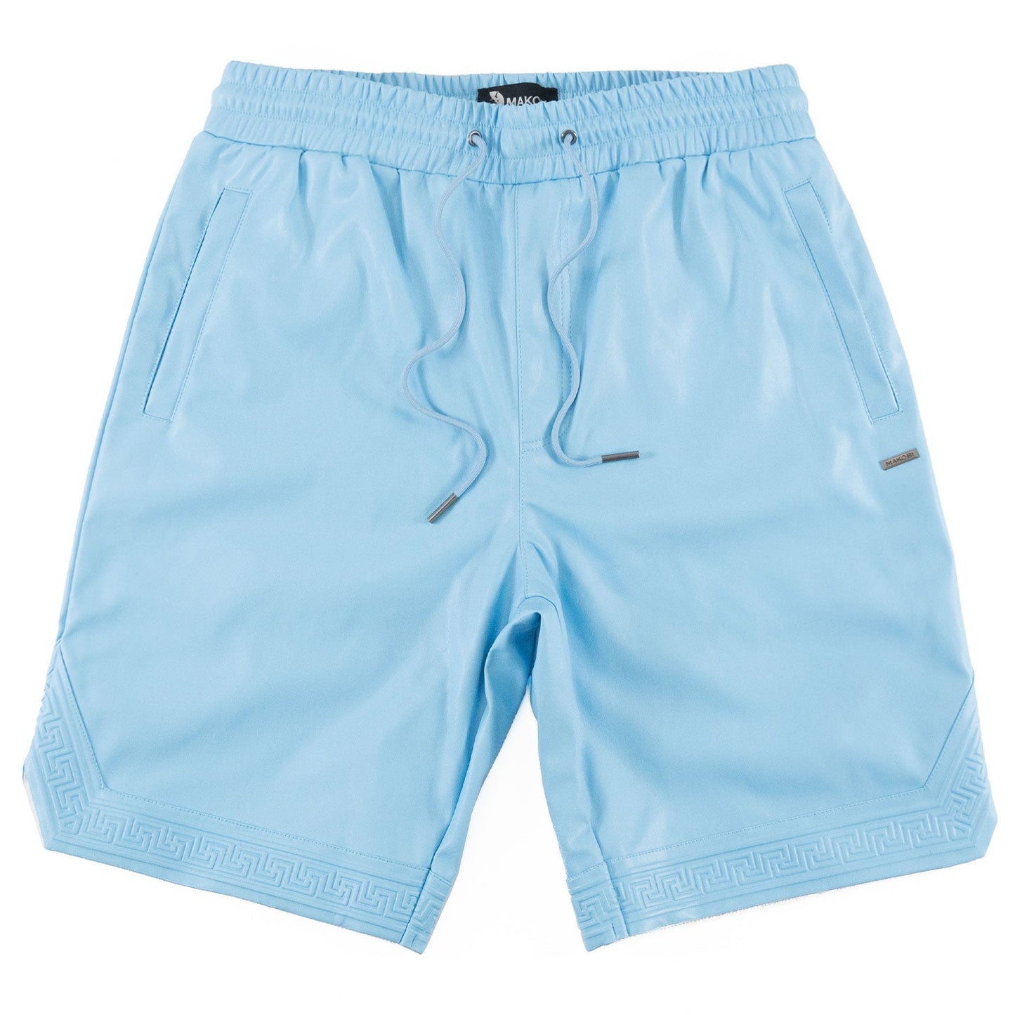 TEEK - M629 Belluci Vegan Leather Shorts - Blue SHORTS TEEK MJ Blue M