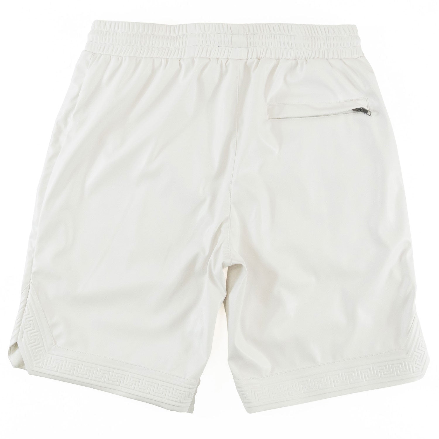 TEEK - M629 Belluci Vegan Leather Shorts - White SHORTS TEEK MJ