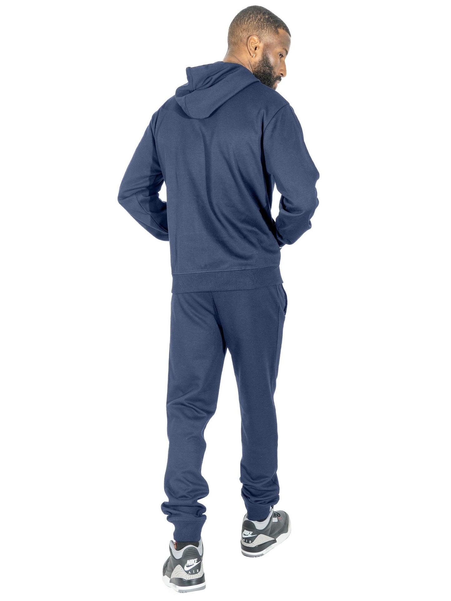 TEEK - M6335 Essential Fleece Jogger Pants - Navy PANTS TEEK MJ