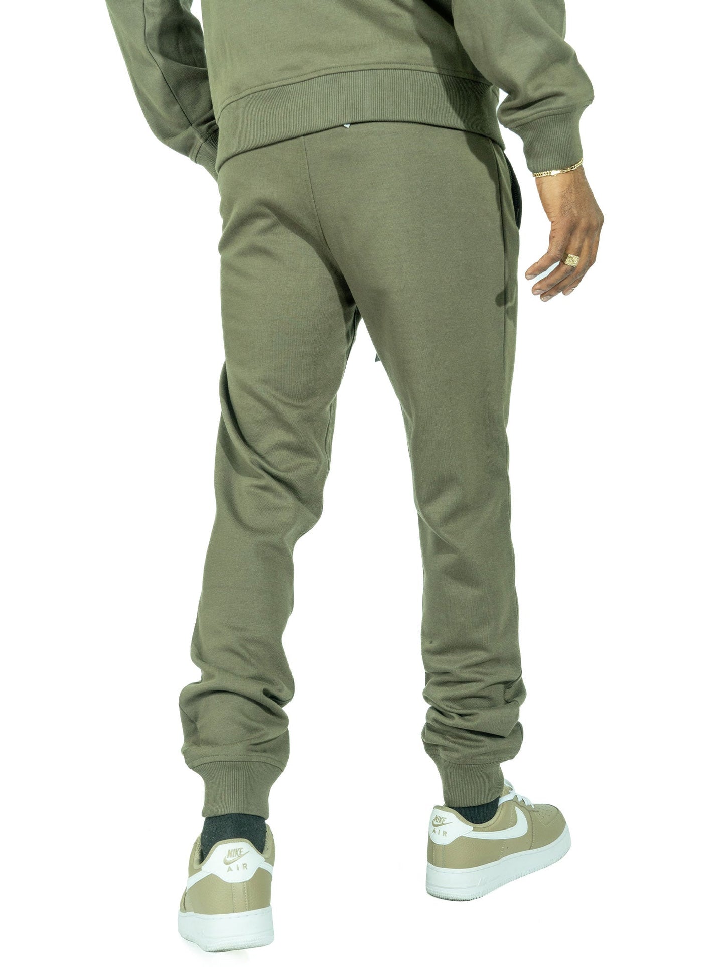 TEEK - M6335 Essential Fleece Jogger Pants - Olive PANTS TEEK MJ