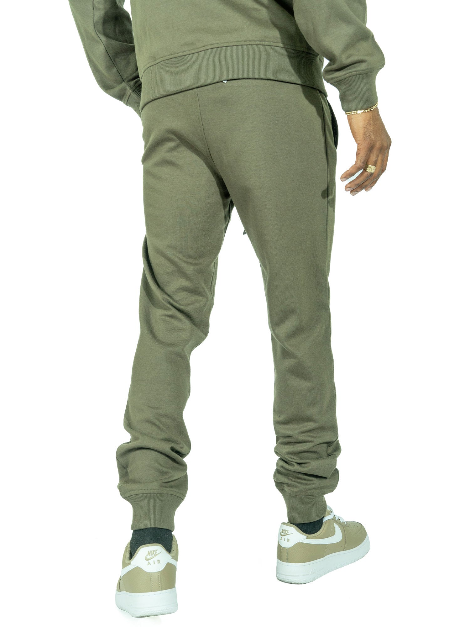 TEEK - M6335 Essential Fleece Jogger Pants - Olive PANTS TEEK MJ