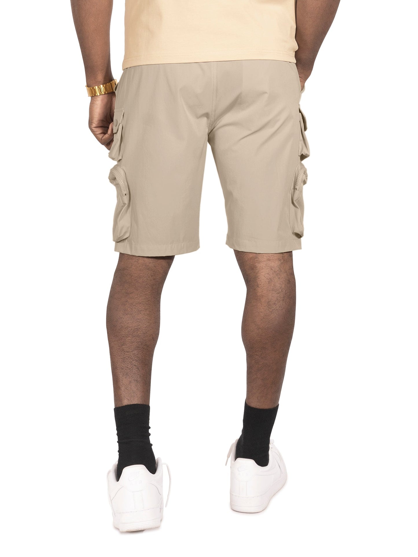TEEK - M633 Colton Nylon Spandex Cargo Shorts - Khaki 25' SHORTS TEEK MJ