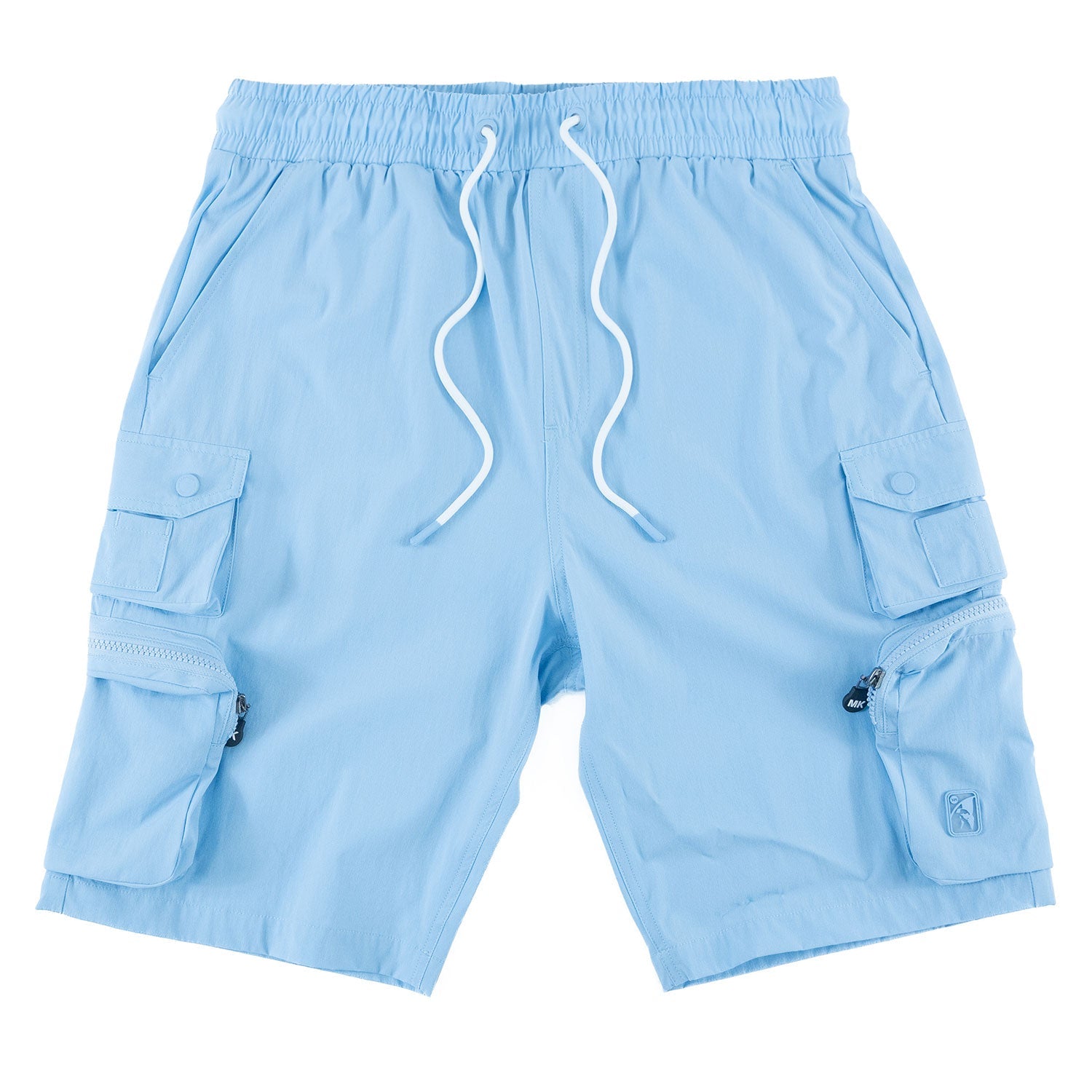 TEEK - M633 Colton Nylon Spandex Cargo Shorts - Sky Blue 25' SHORTS TEEK MJ SKY BLUE S