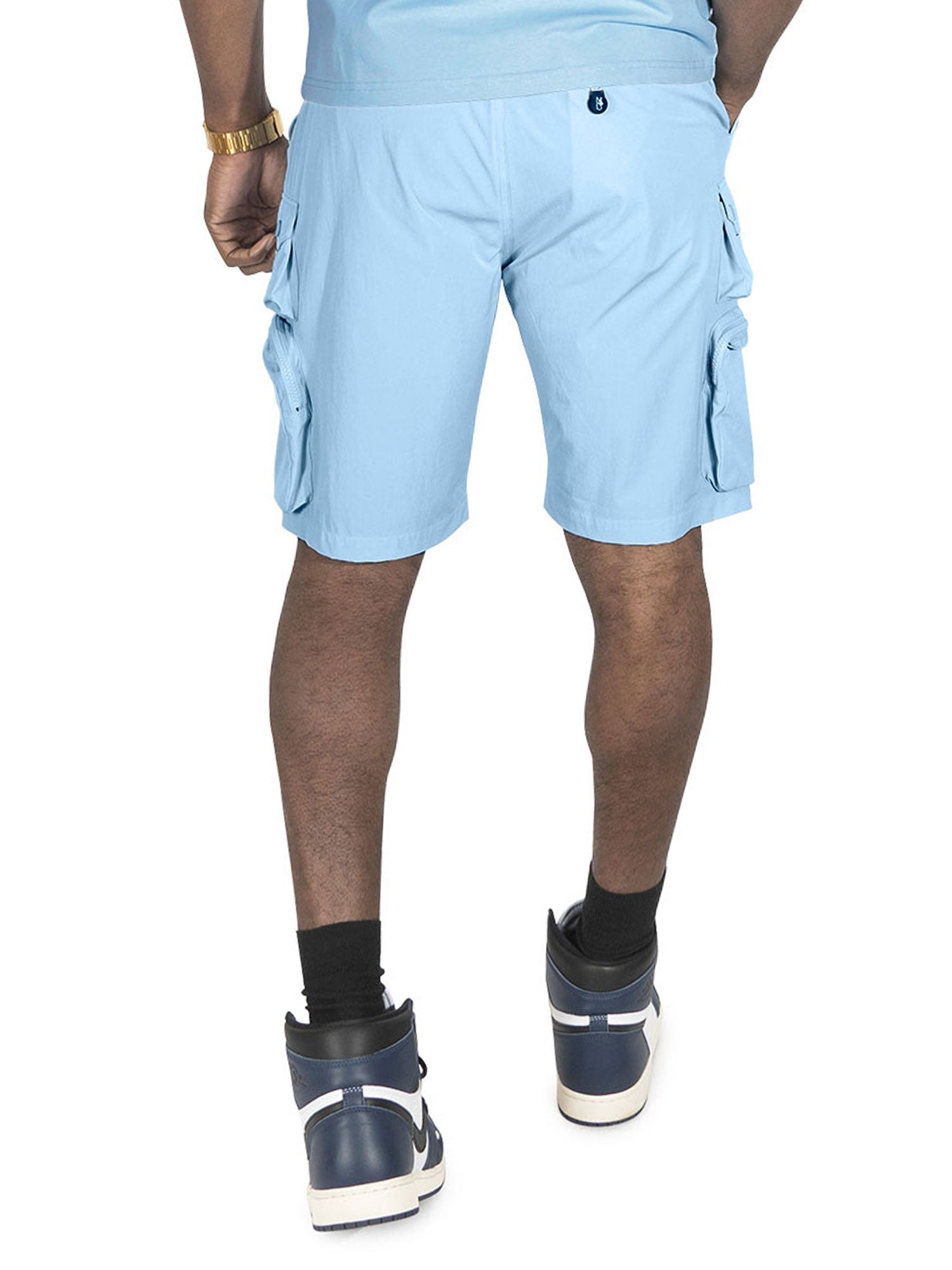 TEEK - M633 Colton Nylon Spandex Cargo Shorts - Sky Blue 25' SHORTS TEEK MJ