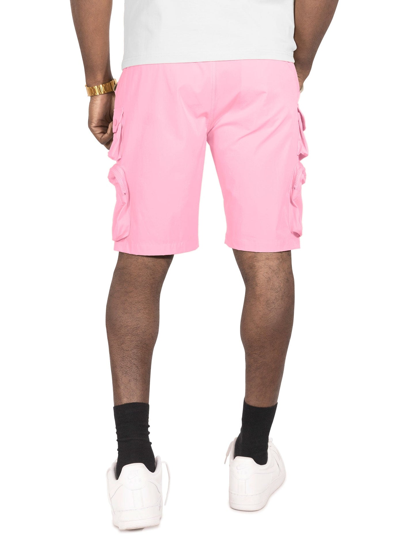 TEEK - M633 Colton Nylon Spandex Cargo Shorts - Pink SHORTS TEEK MJ