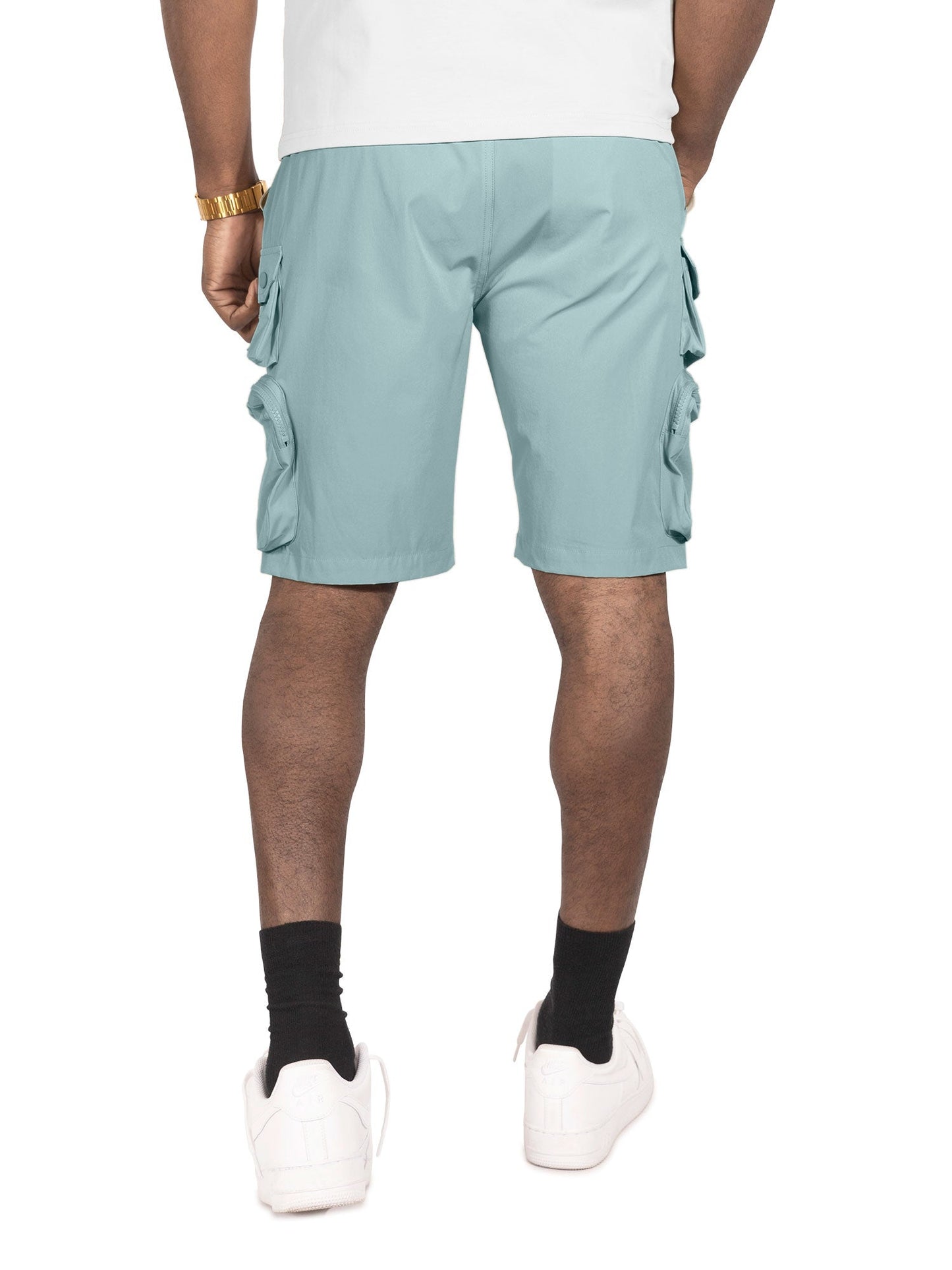TEEK - M633 Colton Nylon Spandex Cargo Shorts - Teal SHORTS TEEK MJ